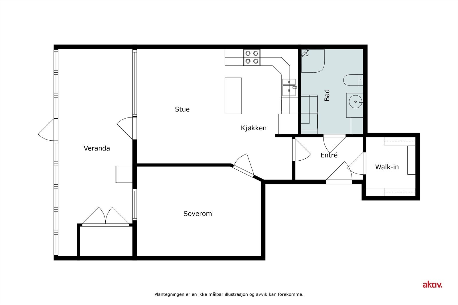 Plantegning Galleribilde