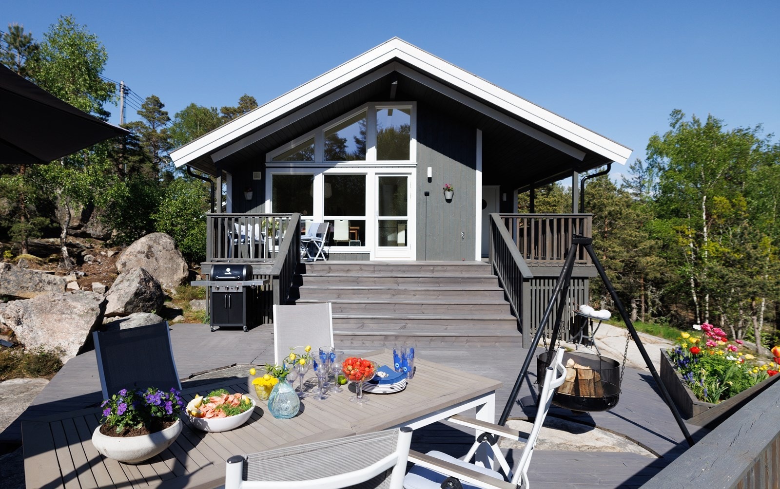 Man merker at man befinner seg på en topp Galleribilde