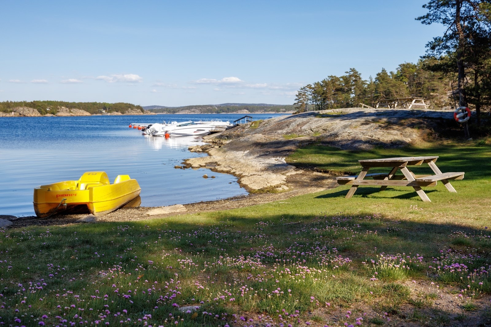 Her finner du også strand og fine, avslappende omgivelser Galleribilde