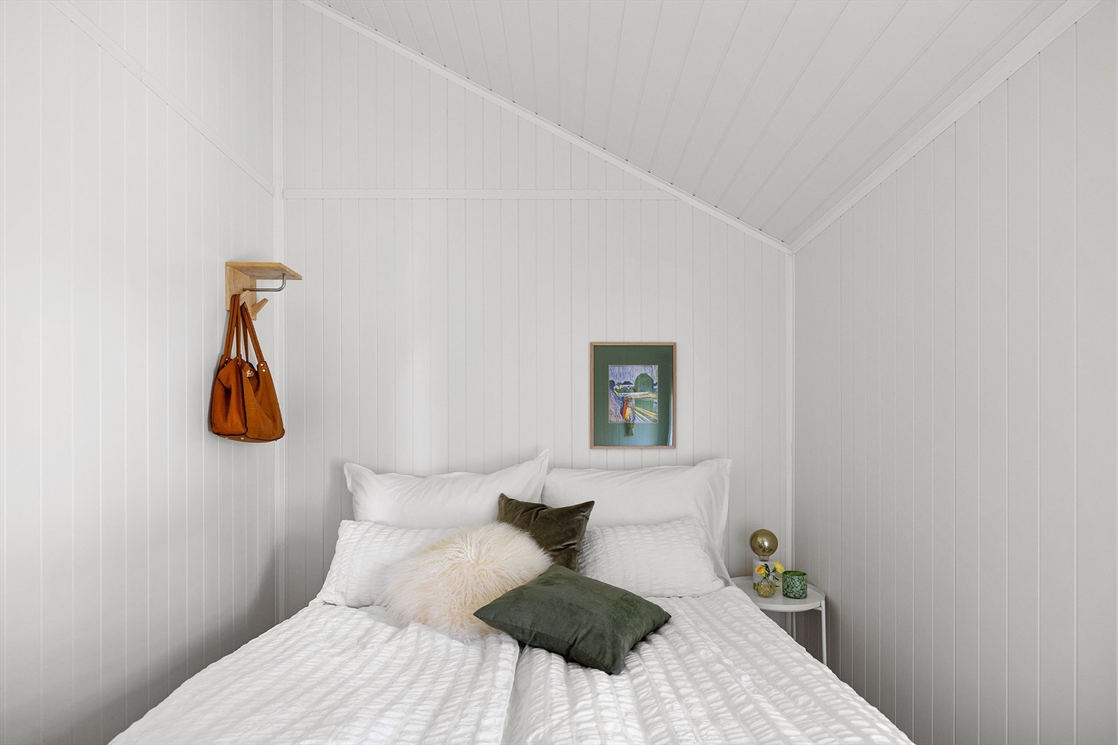 Det tredje soverommet har god plass til seng og tilhørende møblement Galleribilde