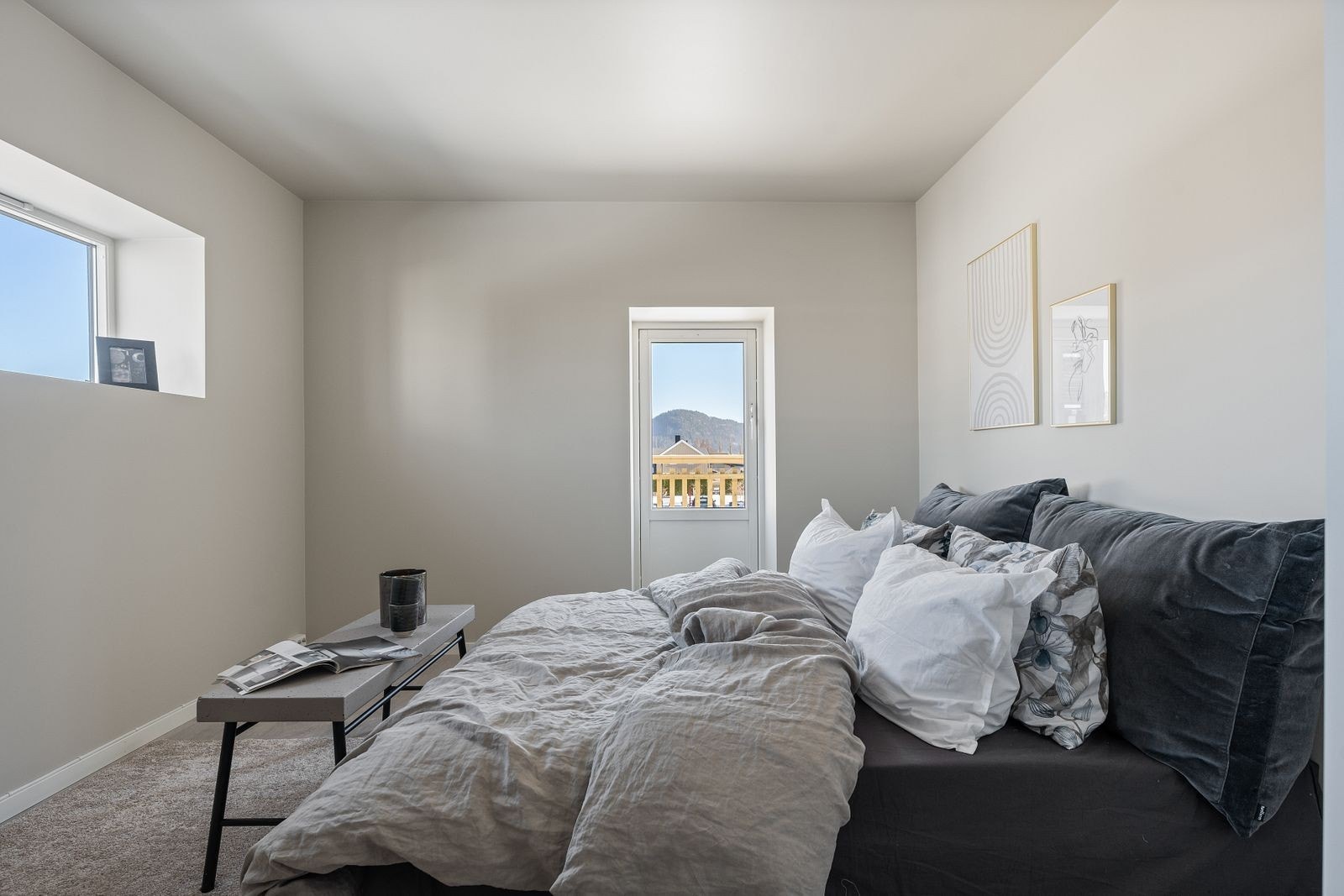 Det 4. soverommet er på 14,5 m² og har utgang til takterrassen Galleribilde