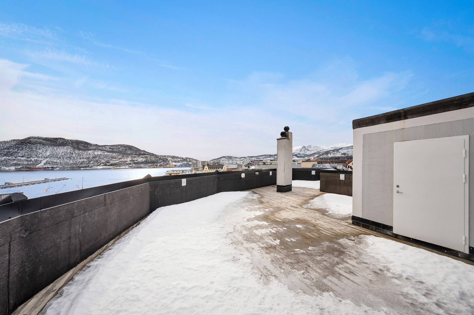 Sameiet har en flott takterrasse for beboerne. Galleribilde