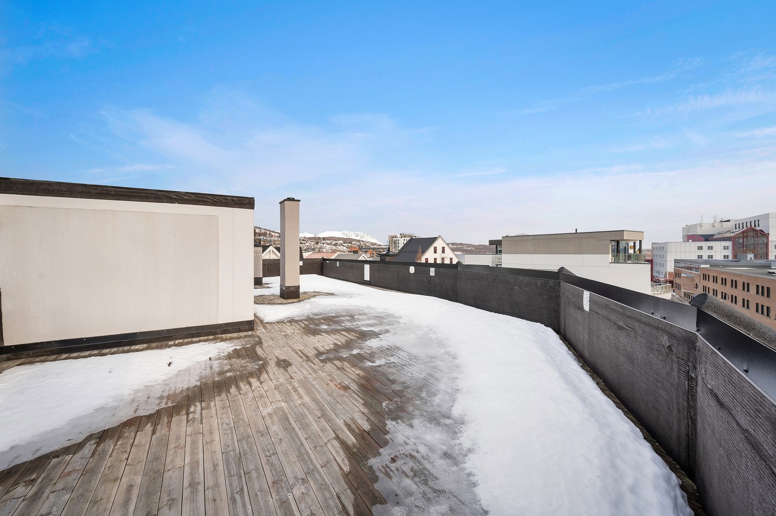 God plass til større samlinger på takterrasse. Galleribilde