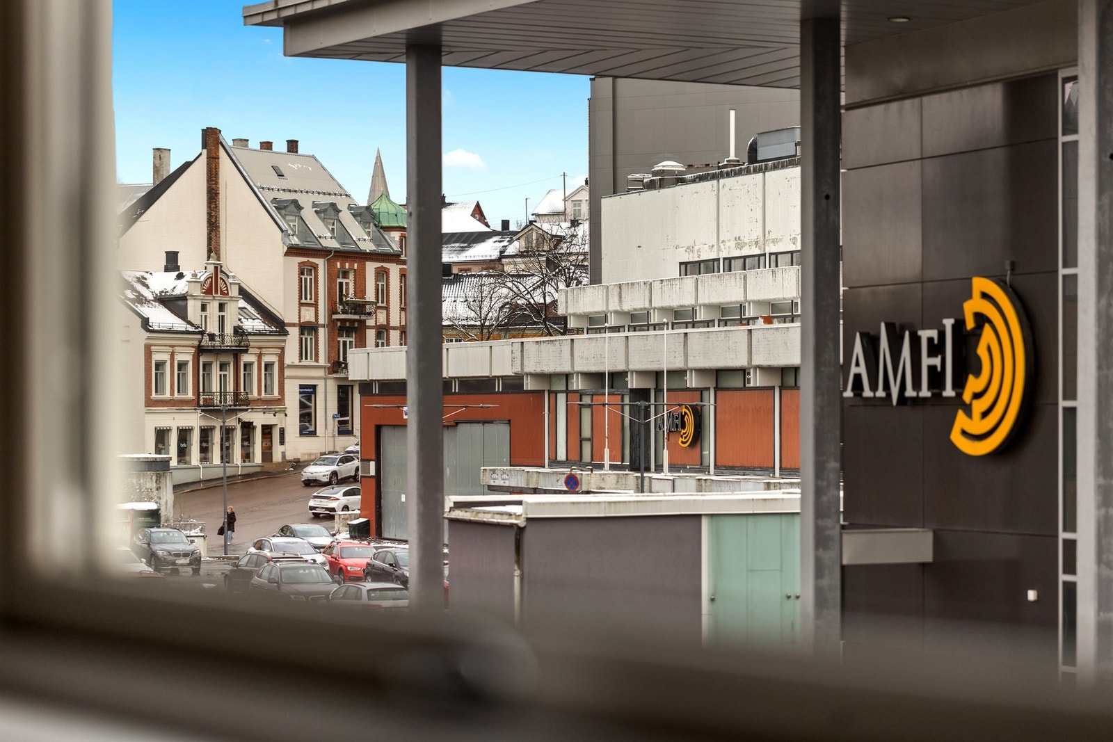 Leiligheten har en sentral beliggenhet midt i "hjertet" av Moss sentrum Galleribilde