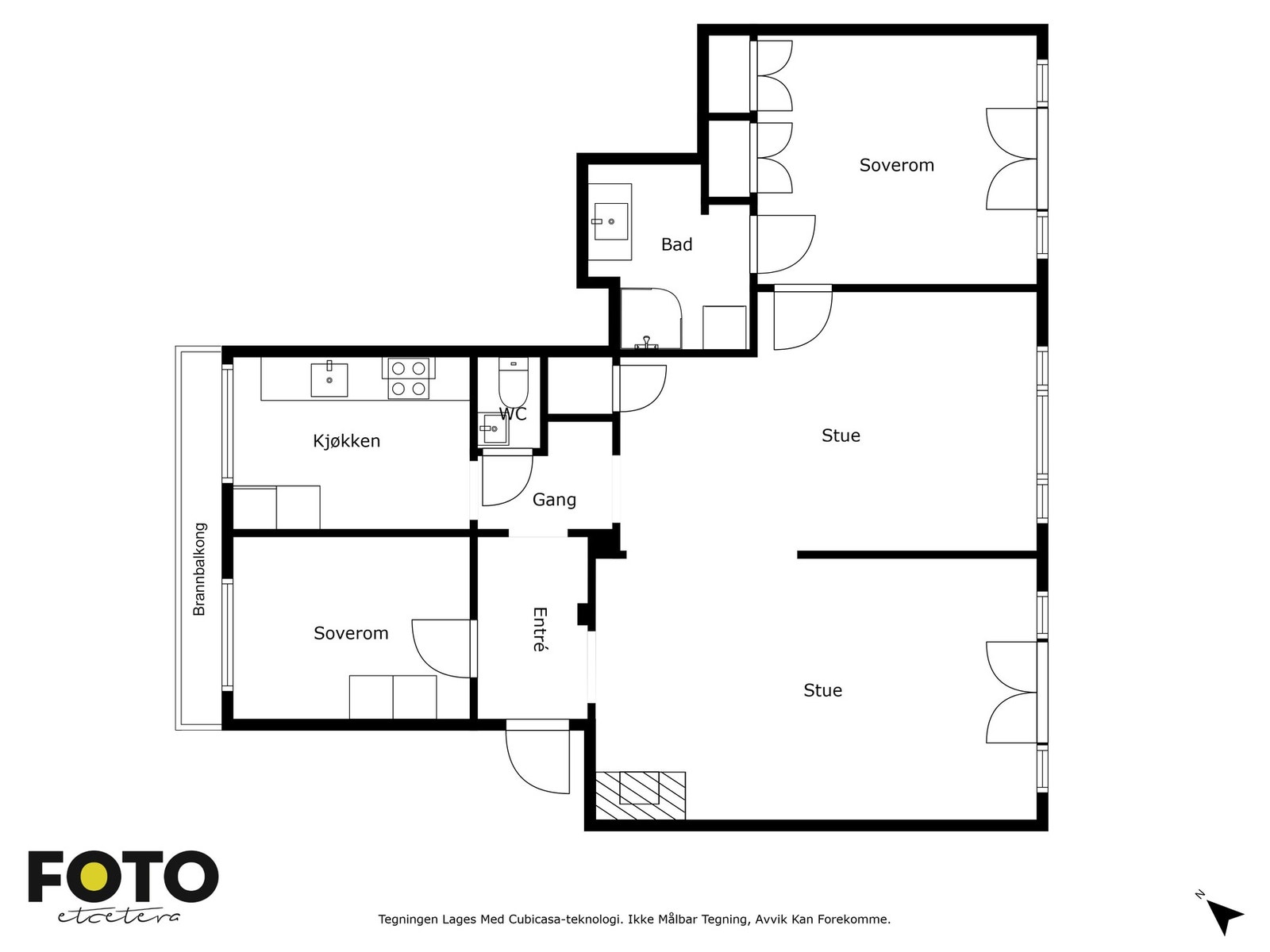 Plantegning Galleribilde