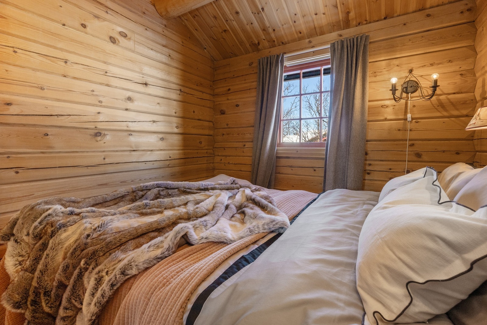 God takhøyde med synlige åser Galleribilde