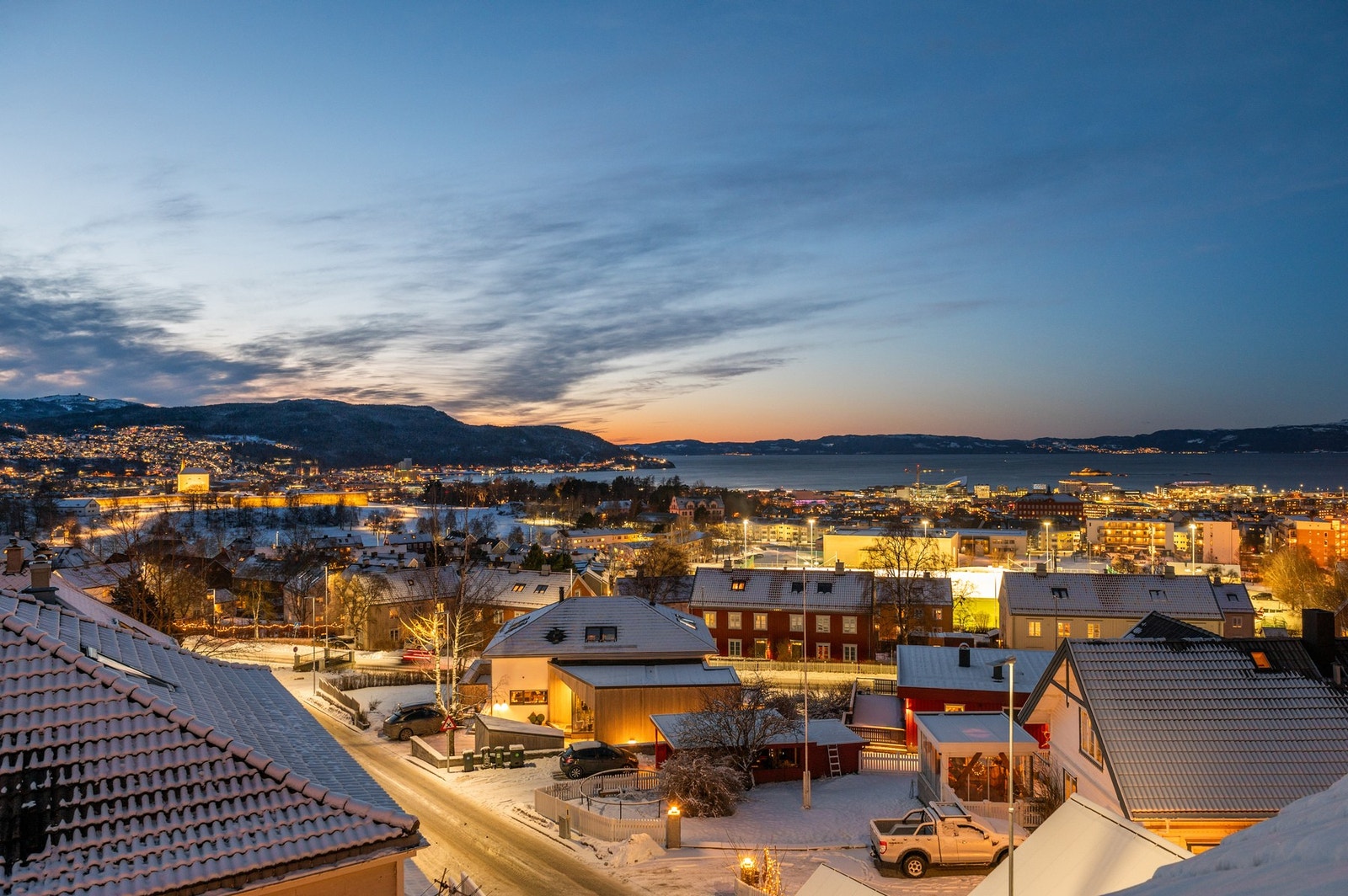 Her ser man både Kristiansten festning, Munkholmen og byen for øvrig. Galleribilde