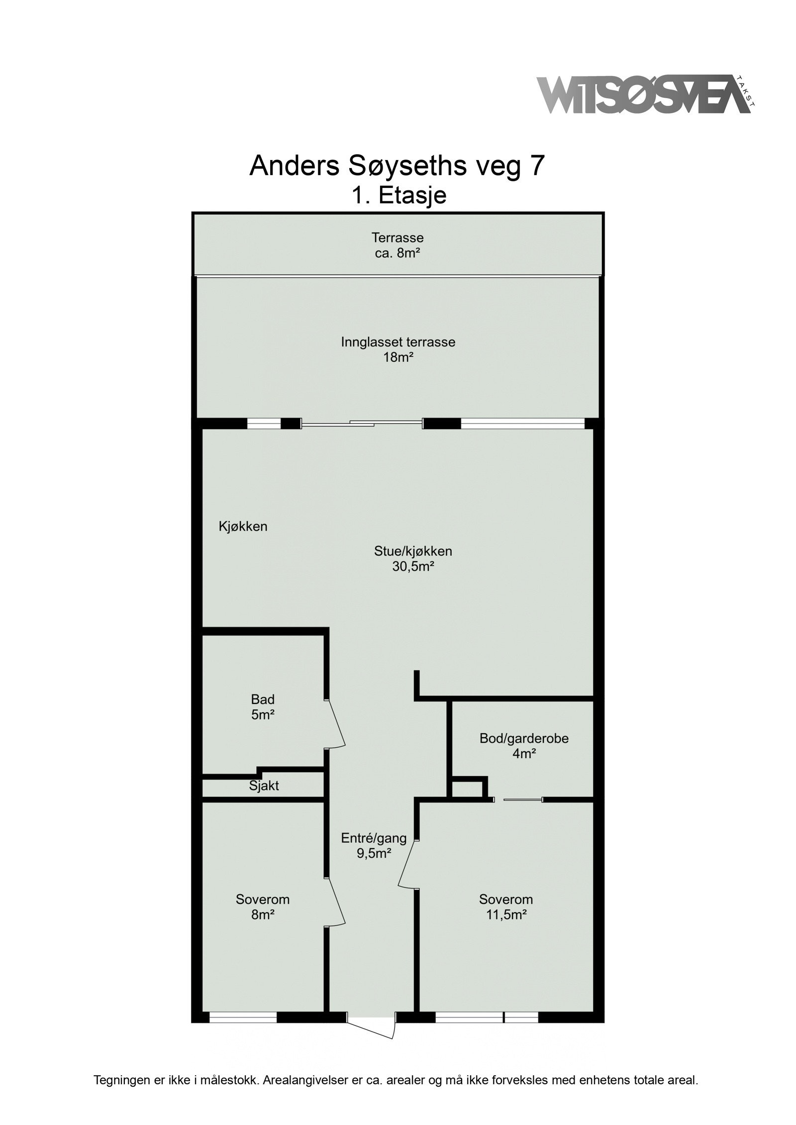 Planskisse. Galleribilde