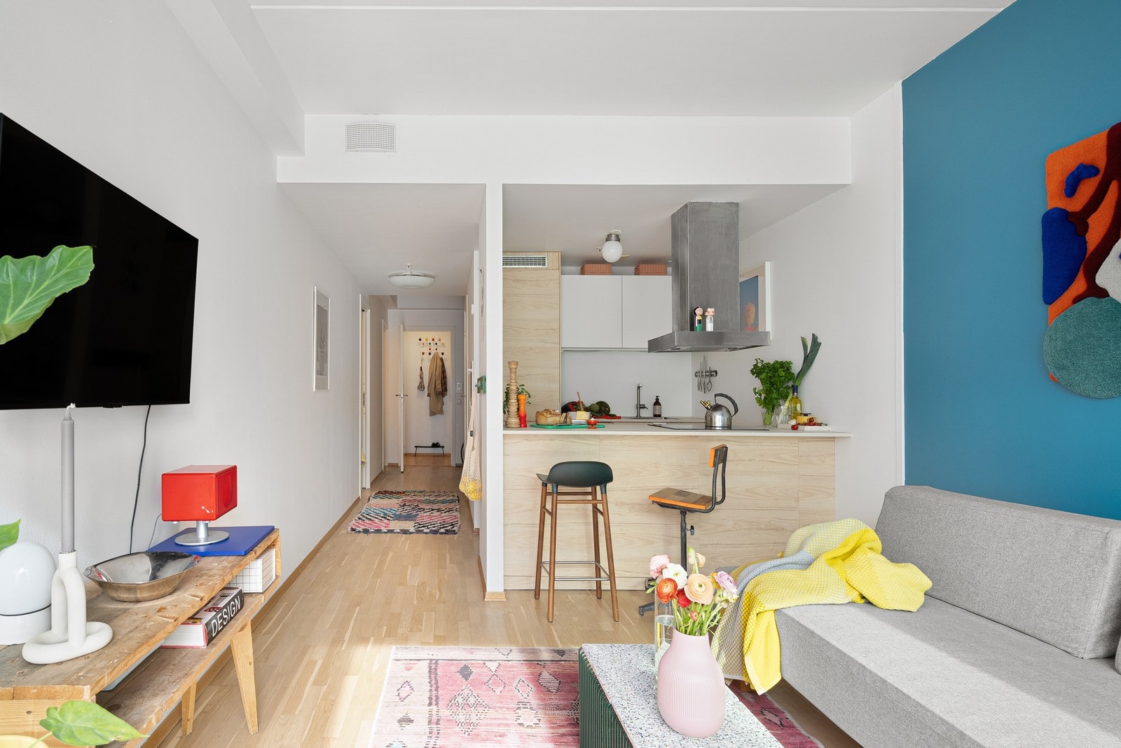 Nymalte overflater (tak og vegger) i 2022. Galleribilde