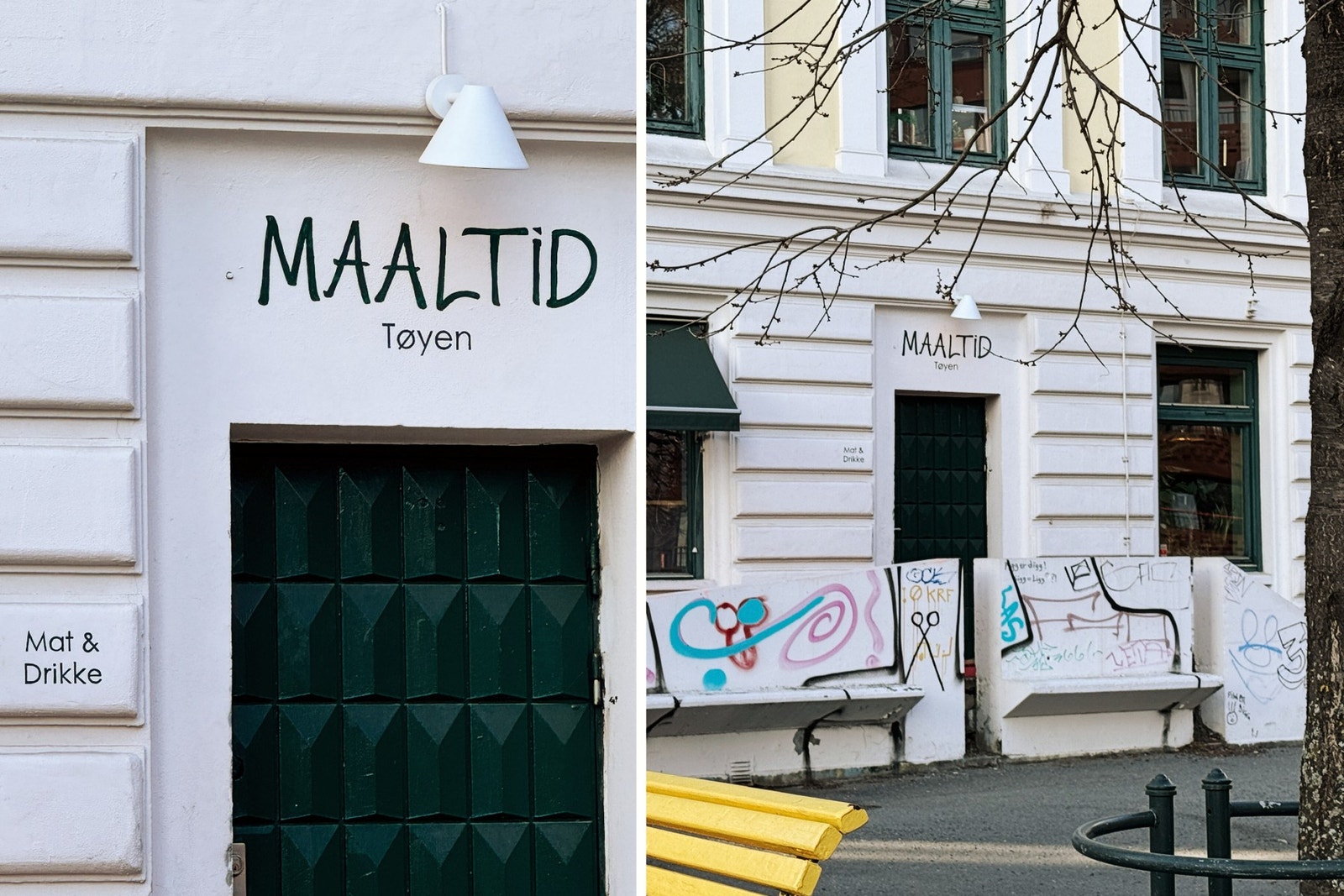 Nærområdet - Restaurant Maaltid på Sørli Plass i et koselig hjørnelokale. Galleribilde