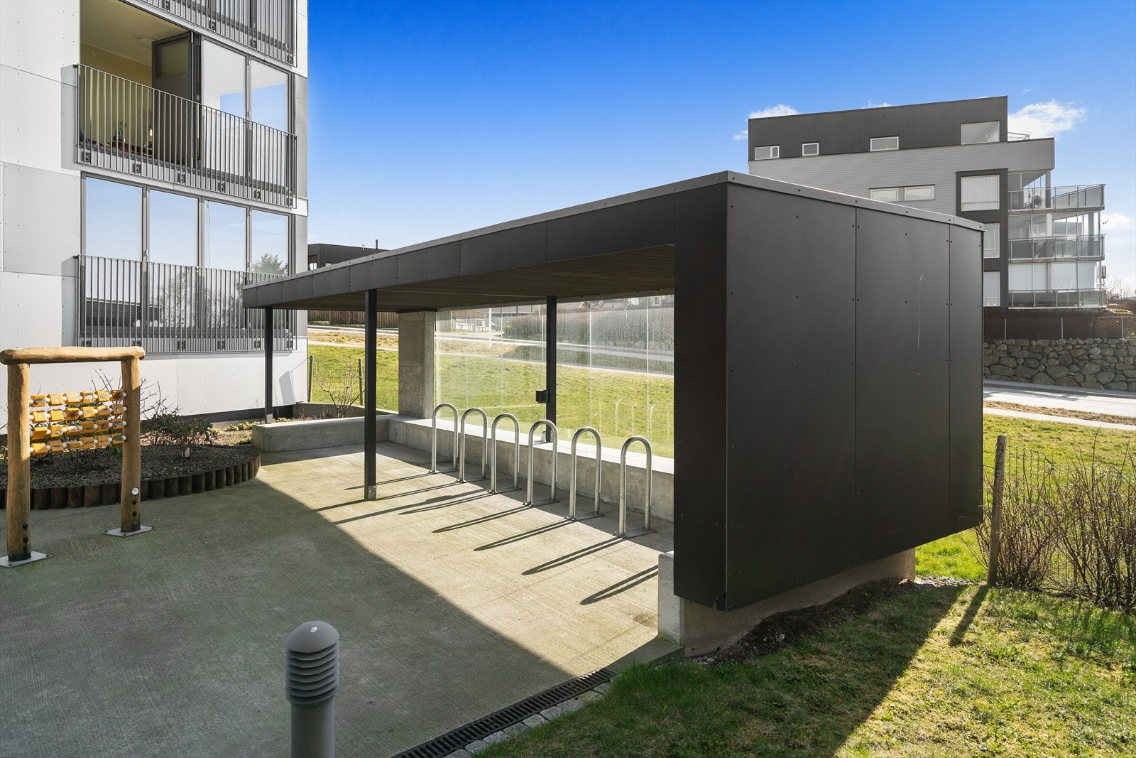 Utvendig sykkelparkering Galleribilde