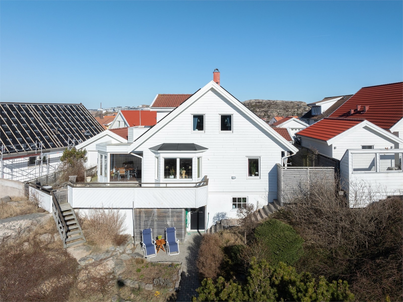 Med gott om plats för stora familjen Galleribilde