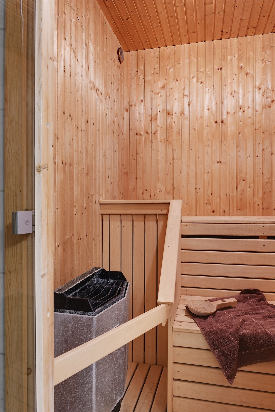 Bastu, bottenplan Galleribilde