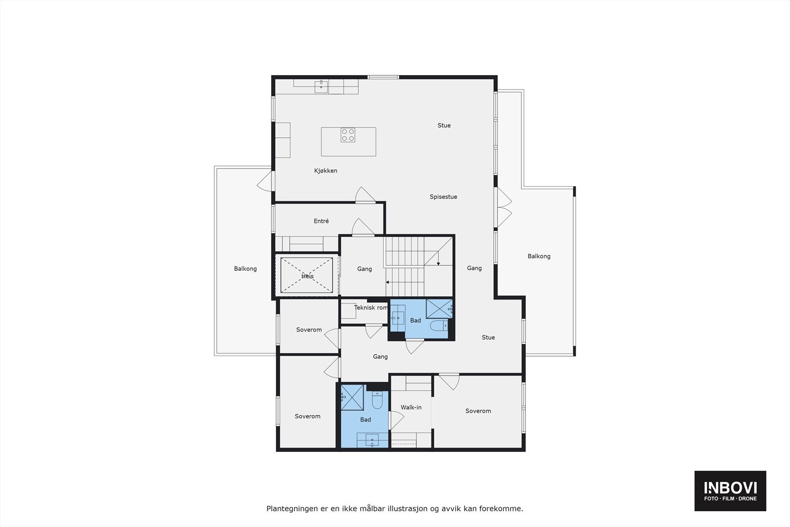 Plantegning Galleribilde