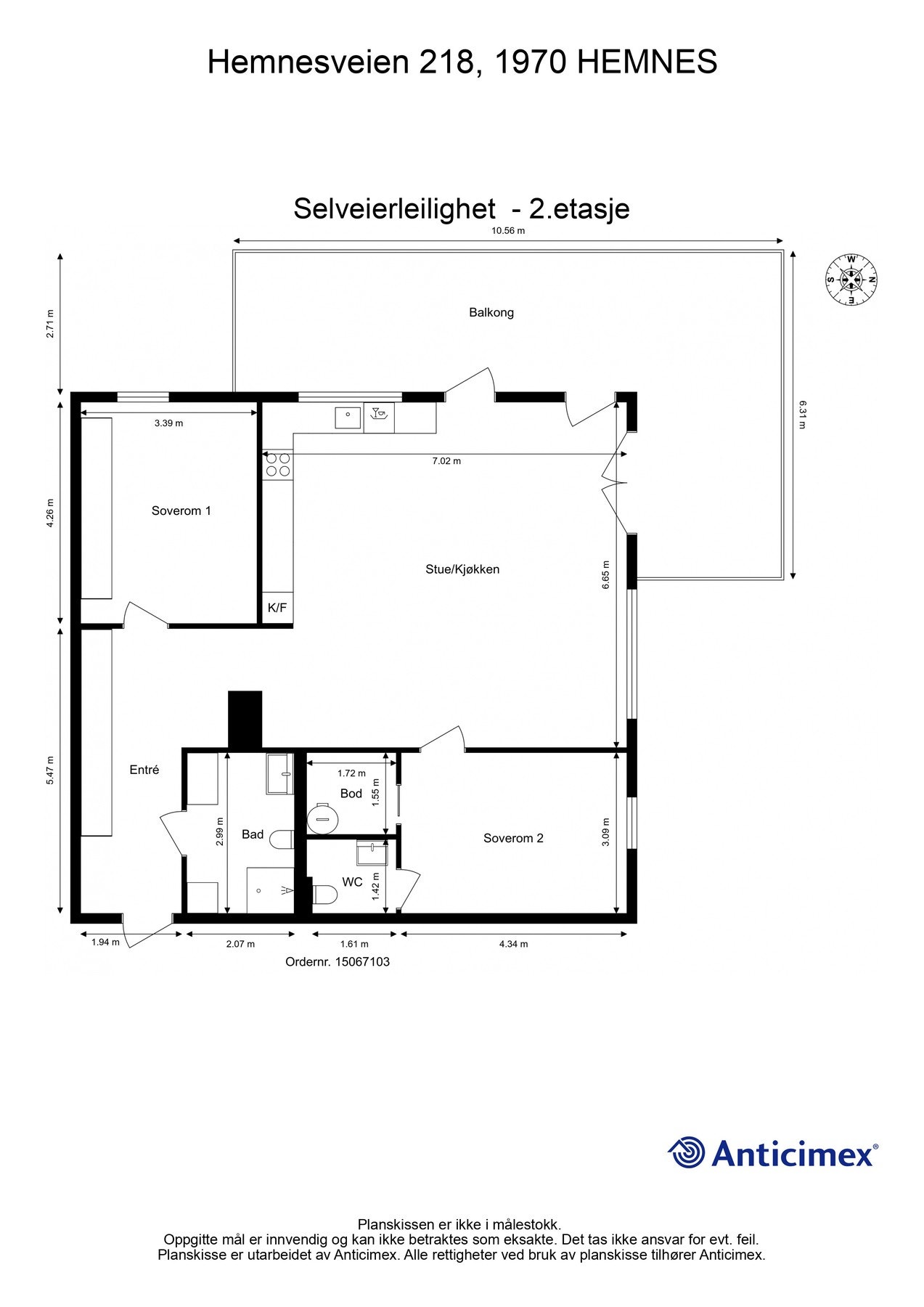 Planskisse Galleribilde