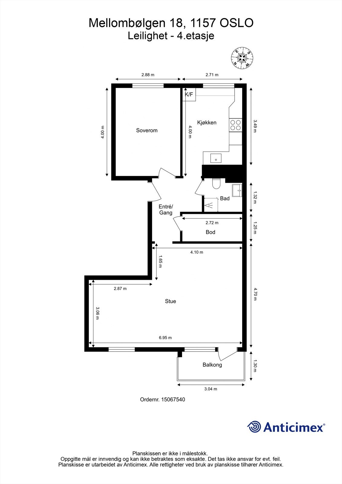 Plantegning Galleribilde