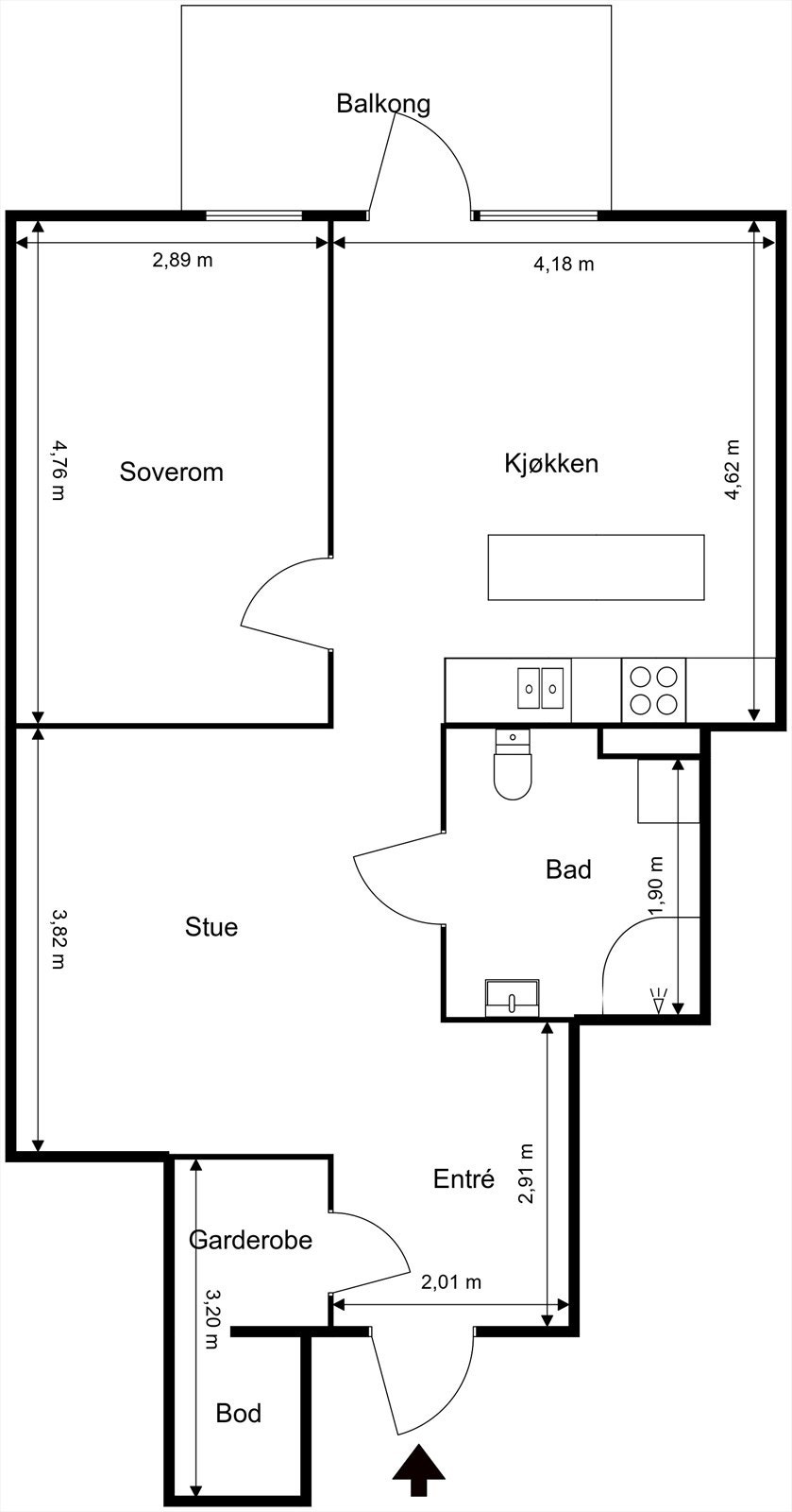 Plantegning Galleribilde