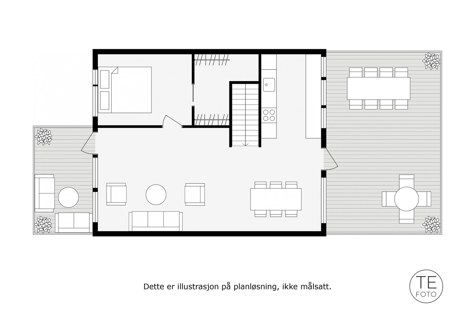 Plantegning 1. etasje. Galleribilde