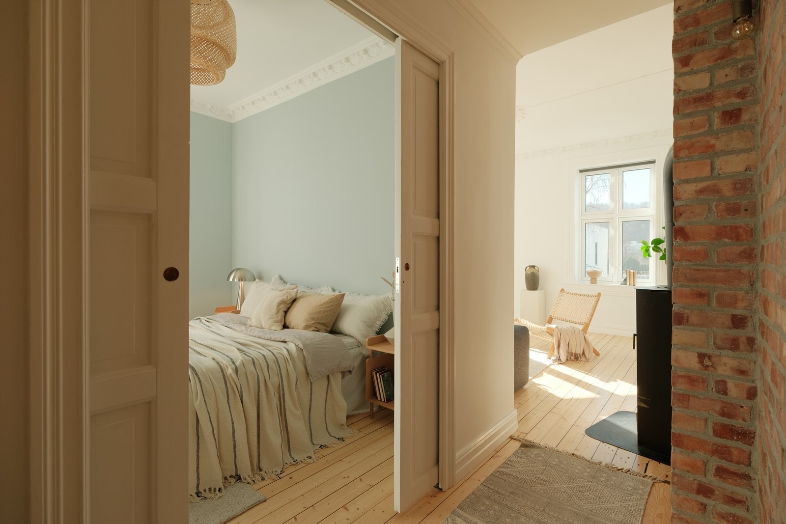 Leiligheten har en god planløsning med to romslige soverom. Galleribilde