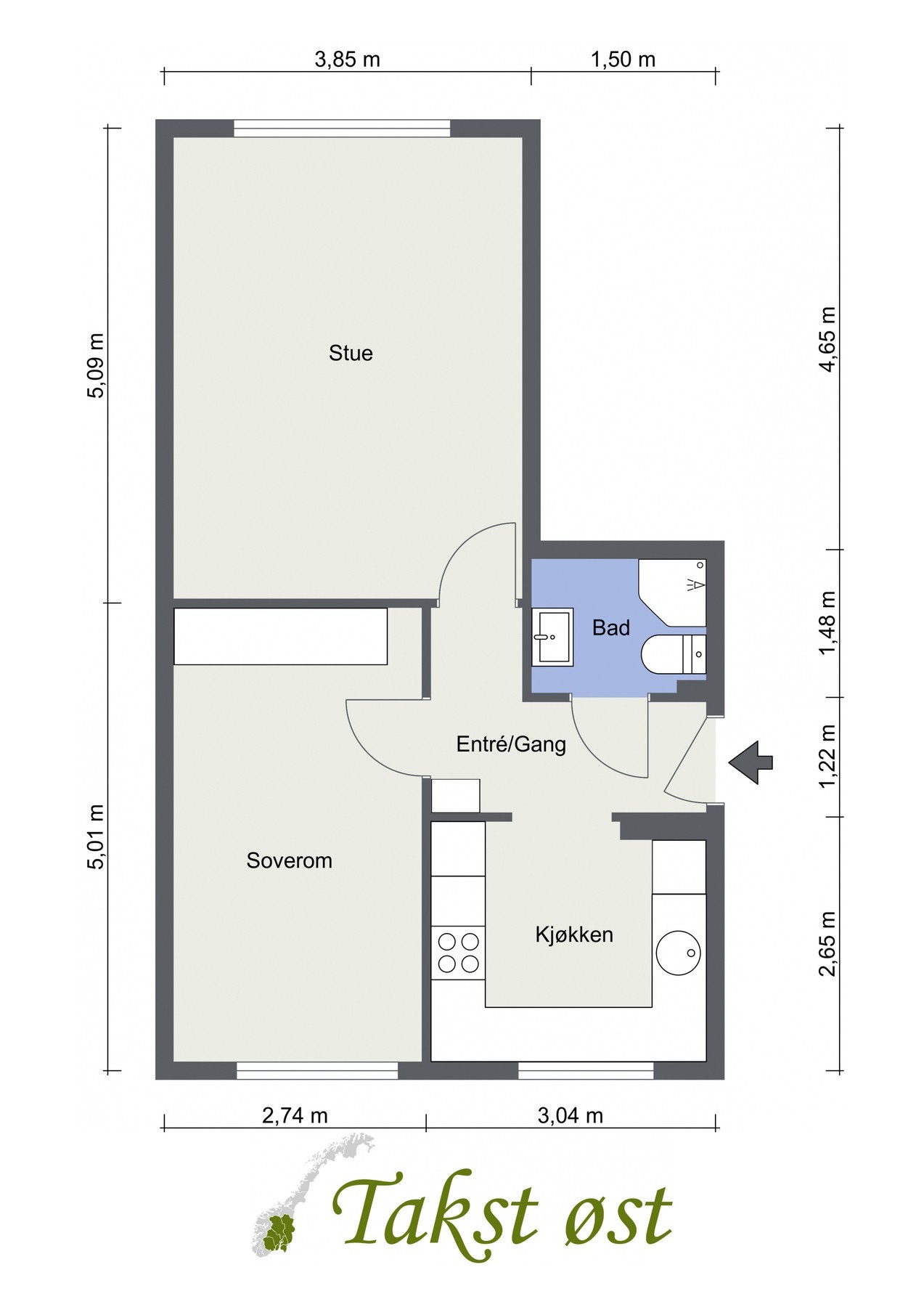 Plantegning Galleribilde