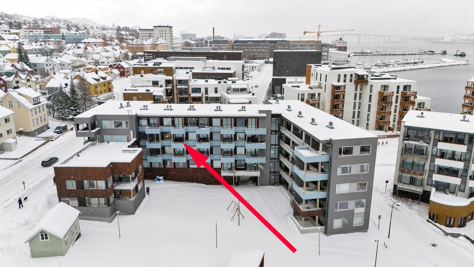 Leiligheten har god intern beliggenhet i blokkens 4. etasje. Galleribilde