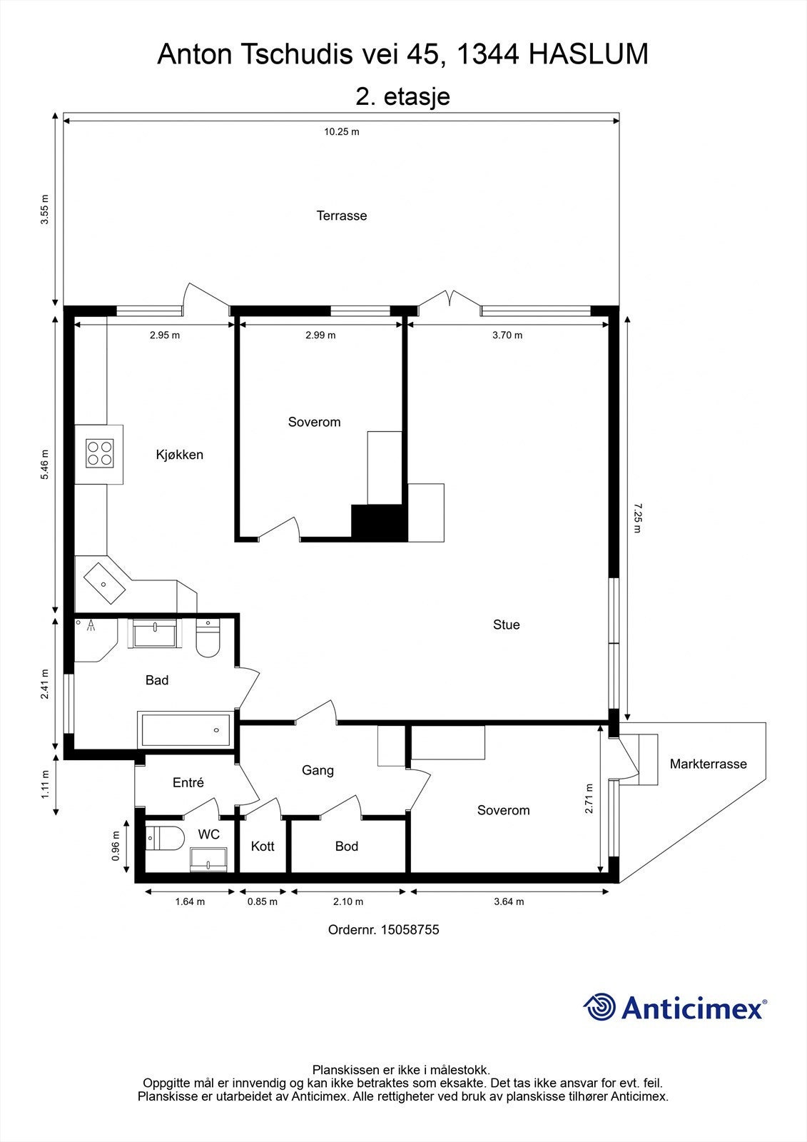 Plantegning Galleribilde