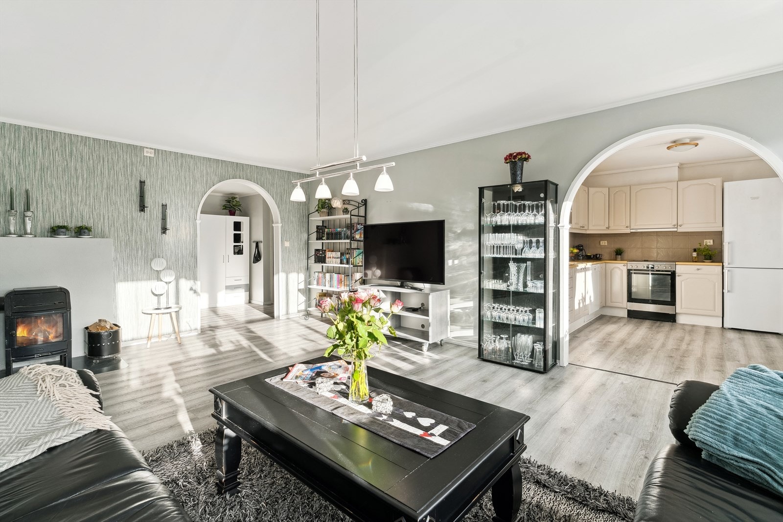 Leilegheita har god planløysing med alt på eitt plan og trappefri tilkomst. Galleribilde