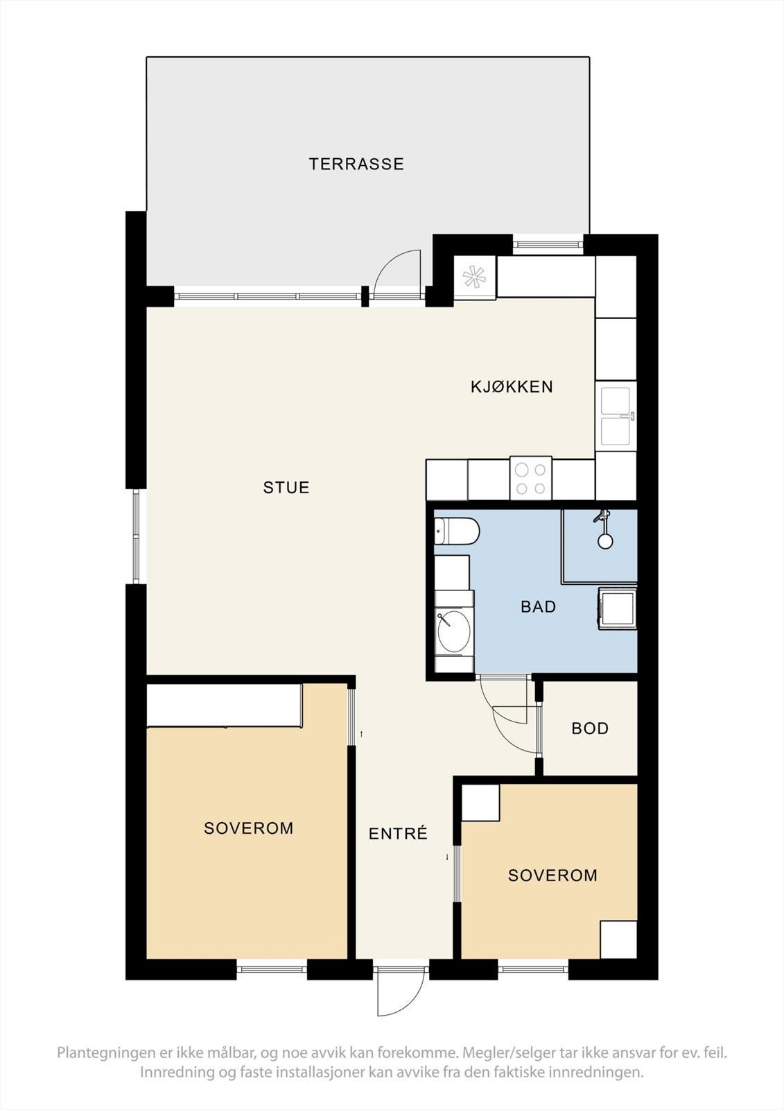 Plantegning Galleribilde