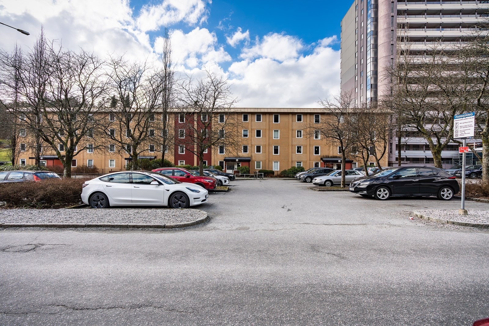 - Det medfølger to parkeringstillatelser med hver leilighet - Galleribilde