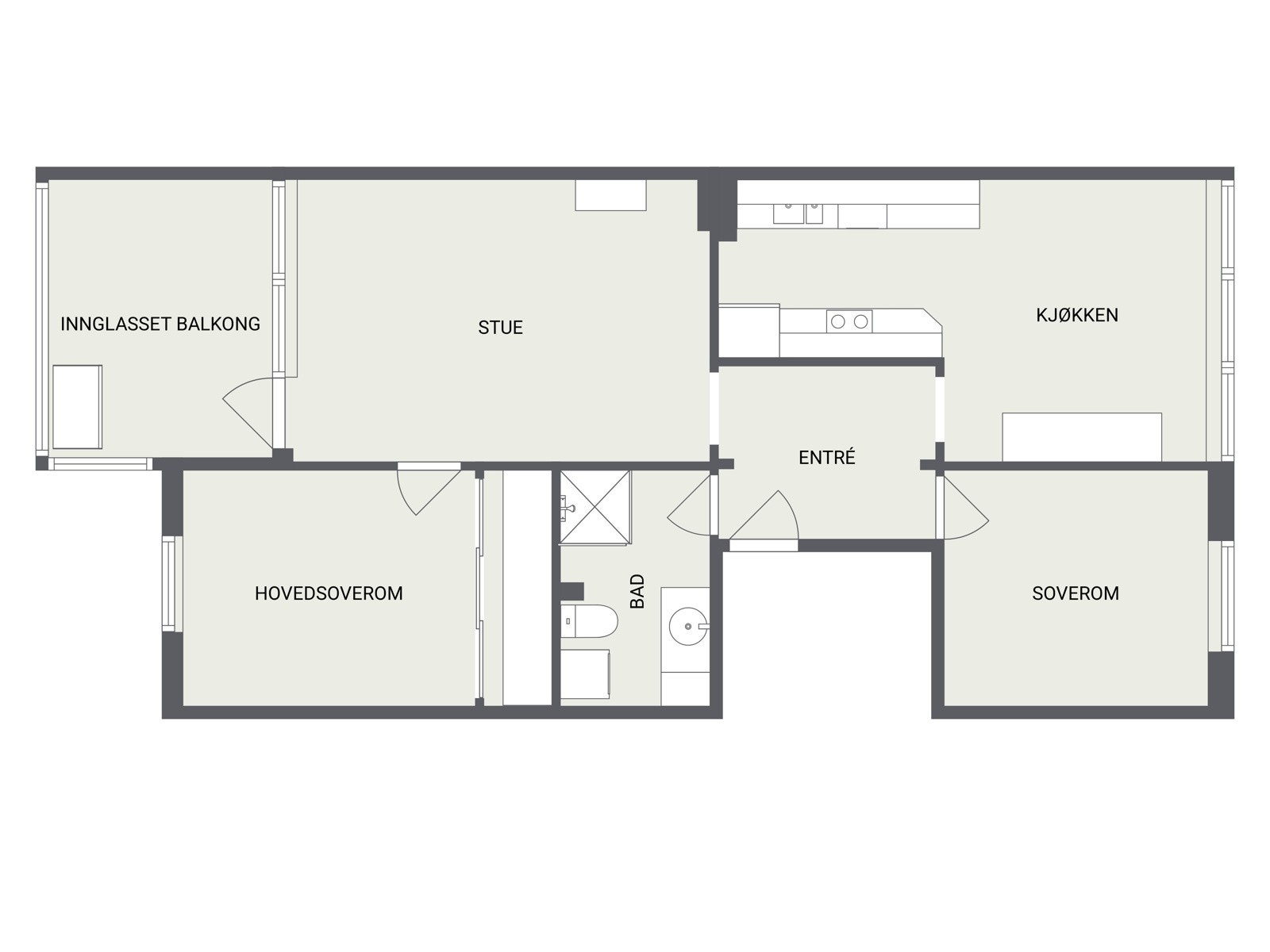 Plantegning. Galleribilde