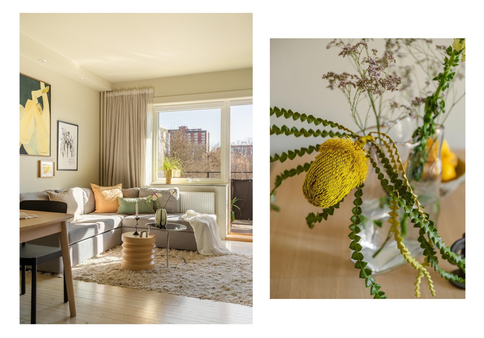 Vi fortsetter i den lyse og fine stuen, som også kommer til å være ditt foretrukne oppholdsrom. Galleribilde