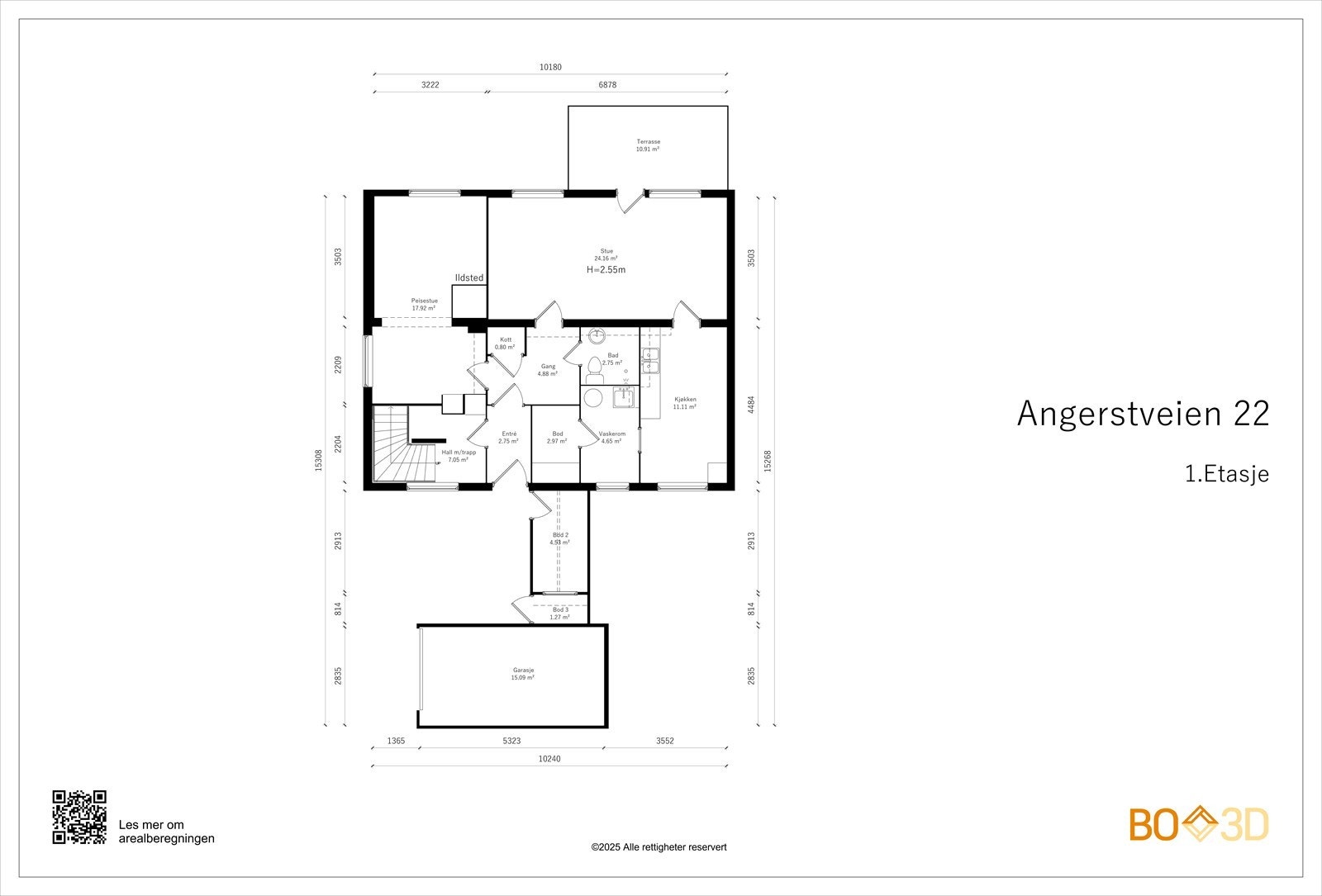 Angerstveien 22 B - 1. Etasje. Galleribilde