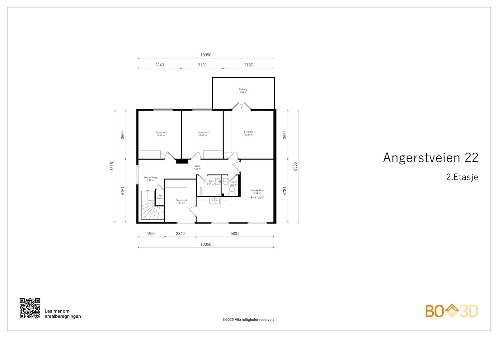 Angerstveien 22 B - 2. Etasje. Galleribilde