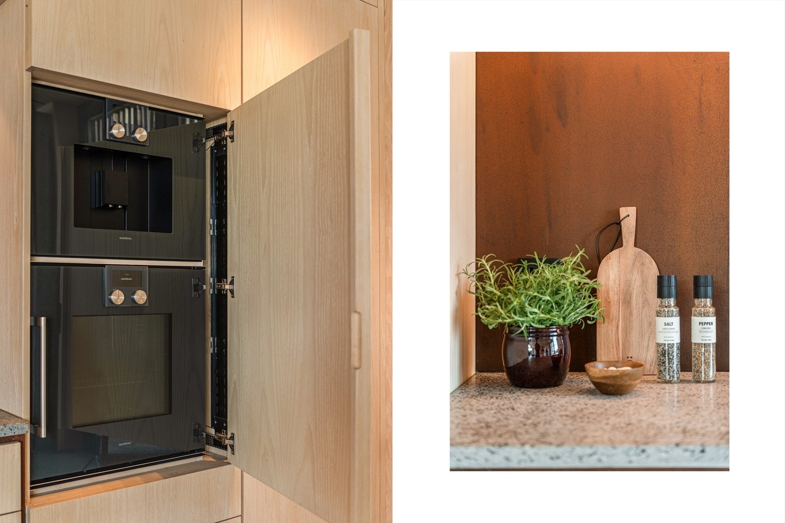 Høykvalitetshvitevarer fra Gaggenau Galleribilde