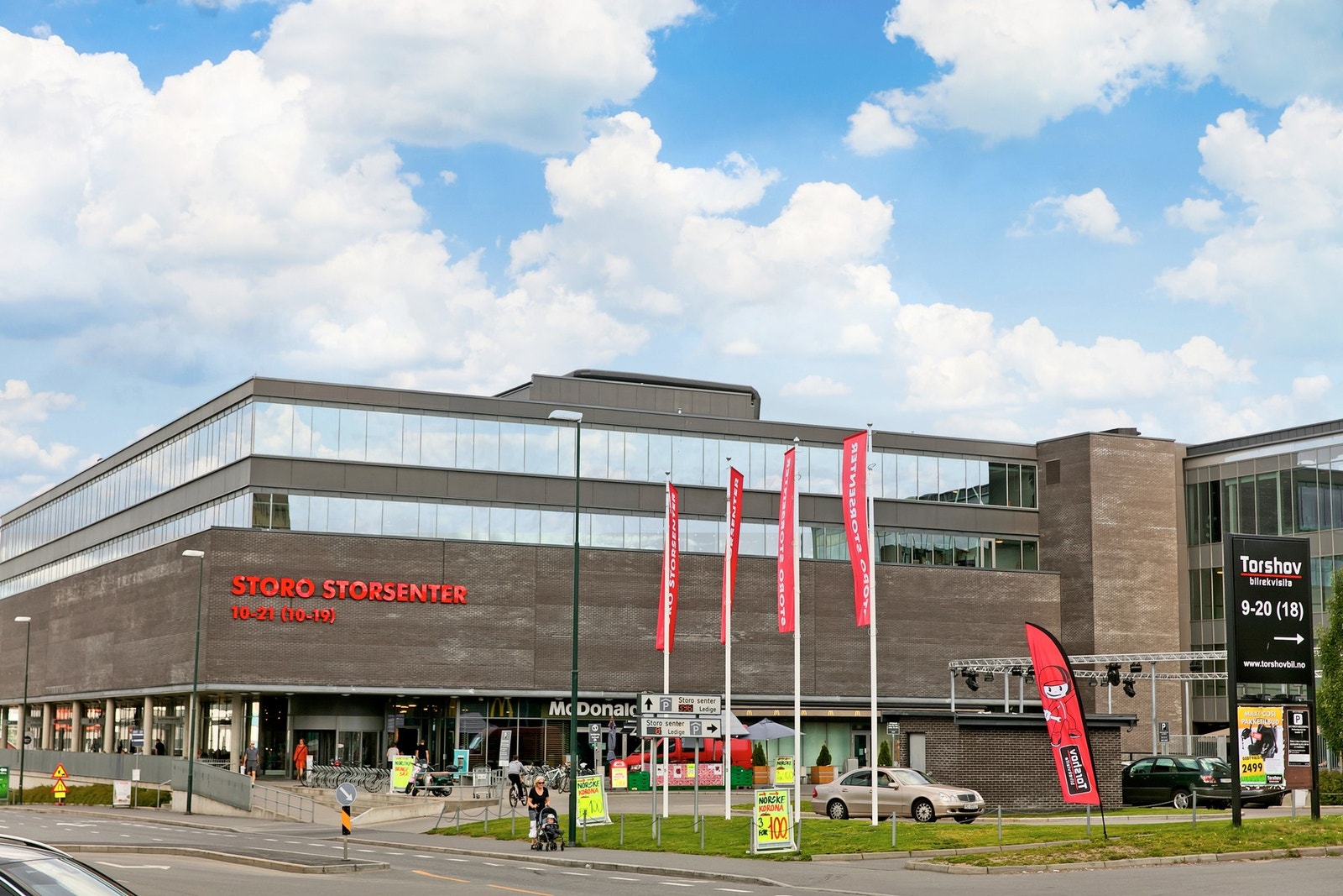 ..og nevnte shoppingmuligheter. Galleribilde