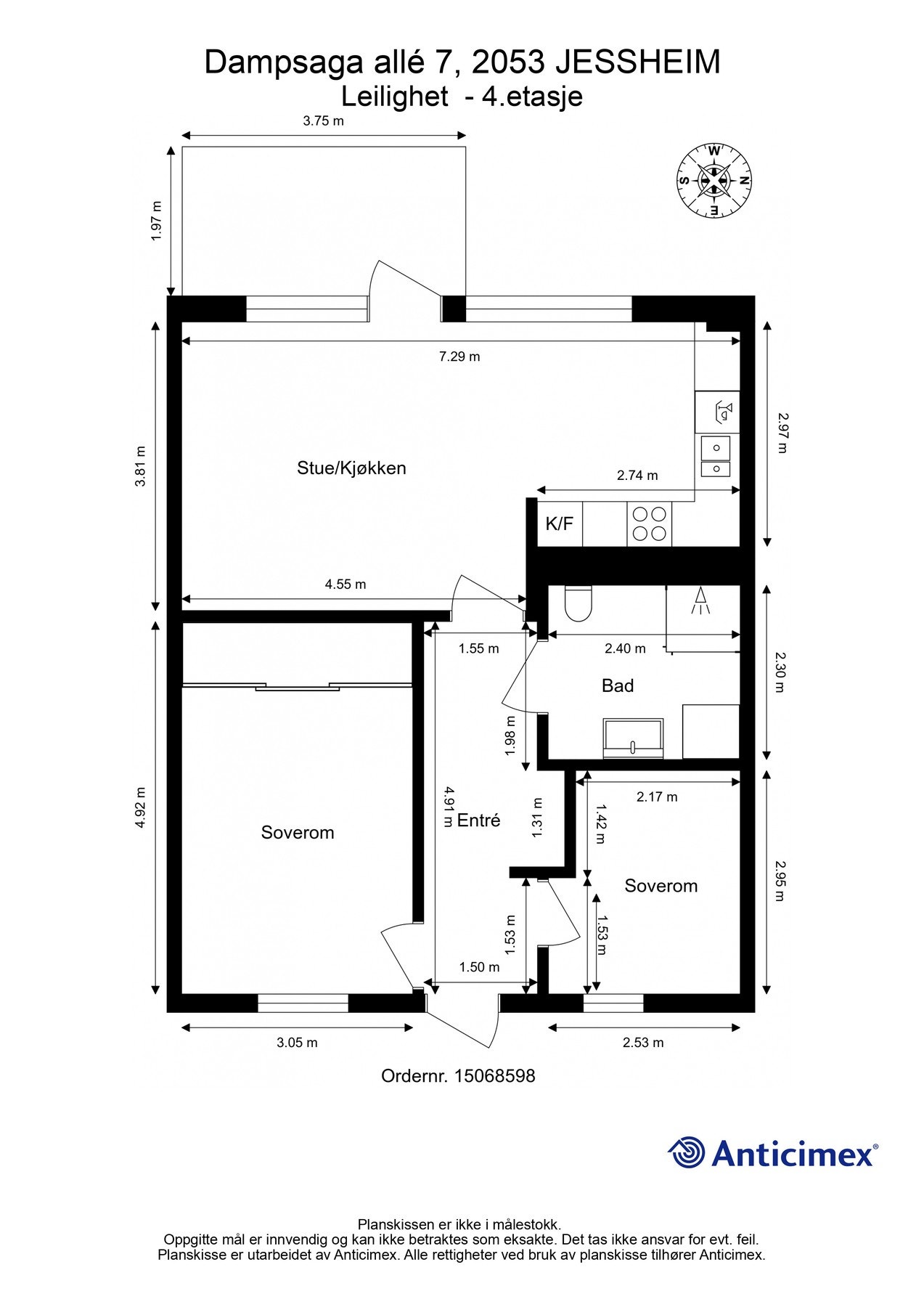 Plantegning Galleribilde