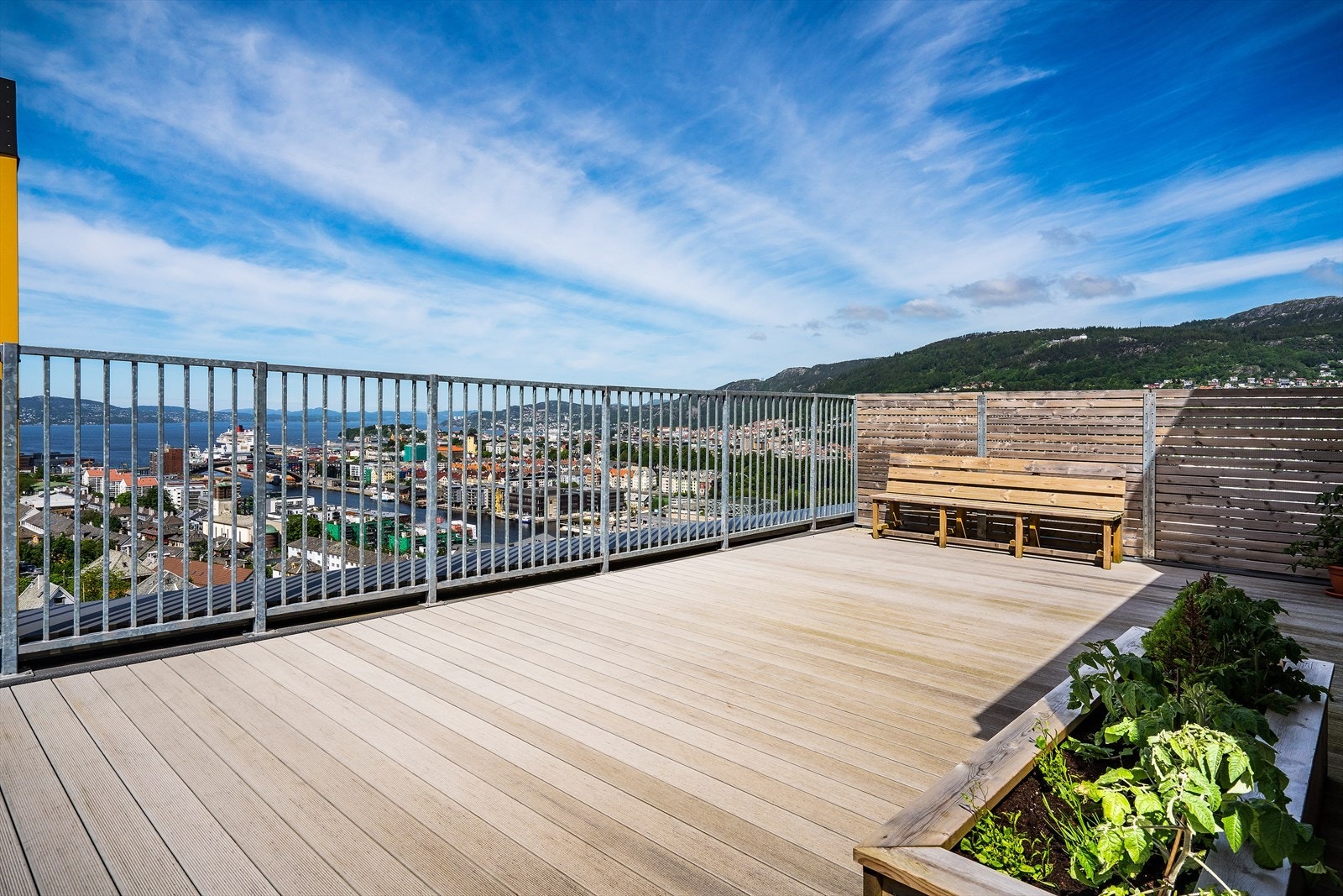 - En attraktiv sentrumsnær studioleilighet med nydelig utsikt og stor og fin felles takterrasse - Galleribilde