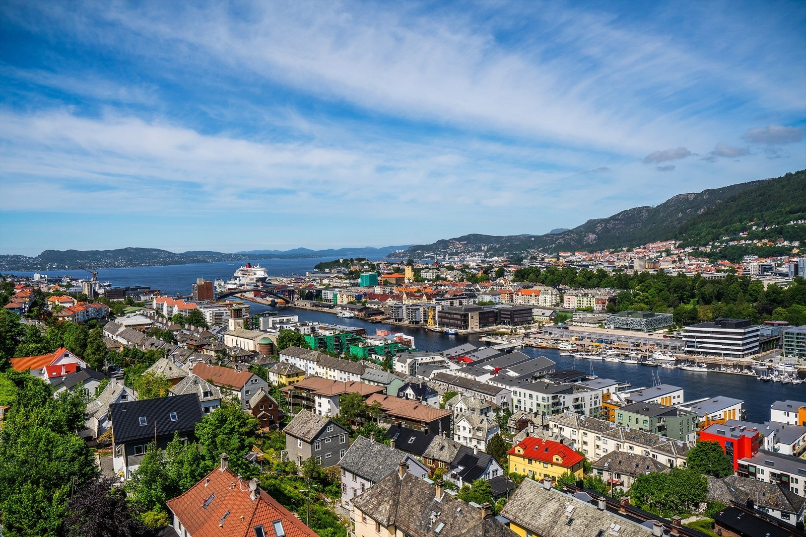 - Kort gåtur ned til Damsgårdssundet, her finner man et godt utvalg med spisesteder og flott promenade langs sundet - Galleribilde