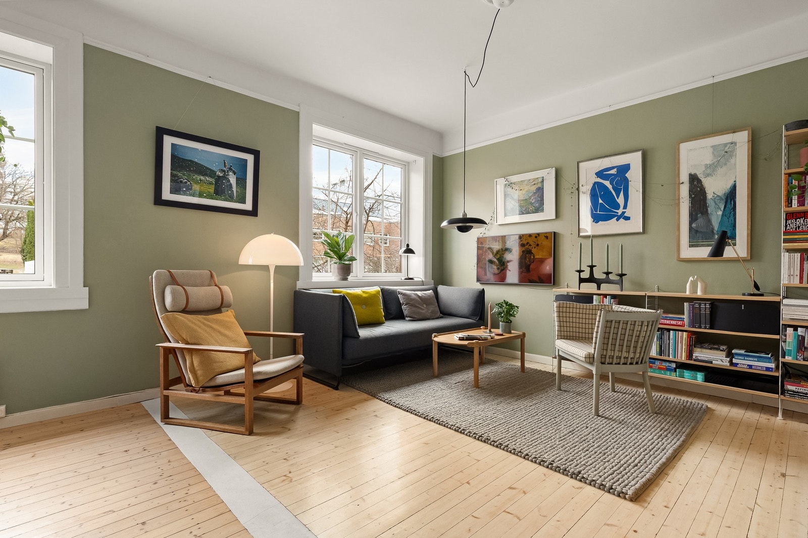 Unik 91 m² over to plan i vakker Torshovgård på Øvre Torshov/Sandaker. Galleribilde