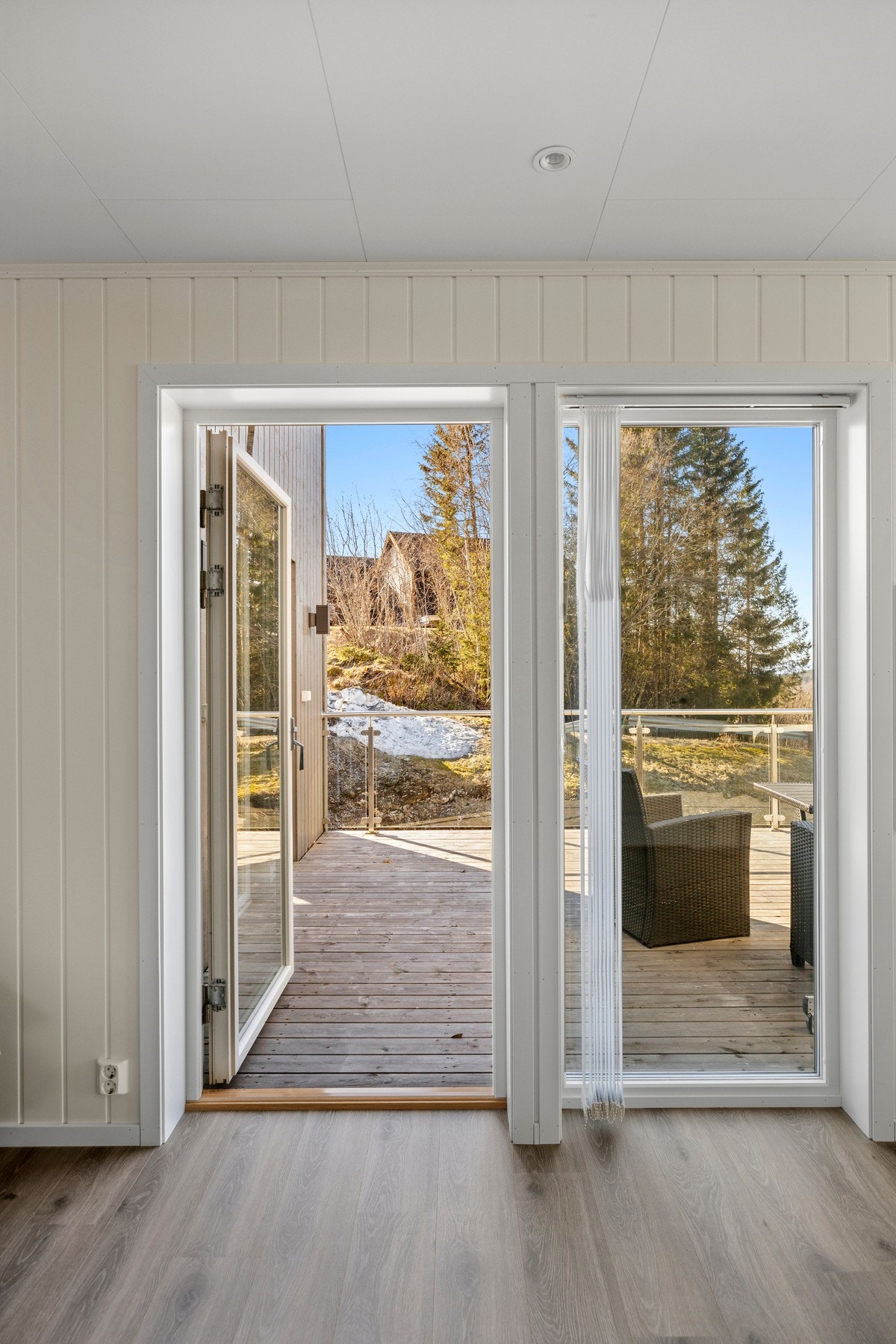 Dør ut til takterrasse Galleribilde