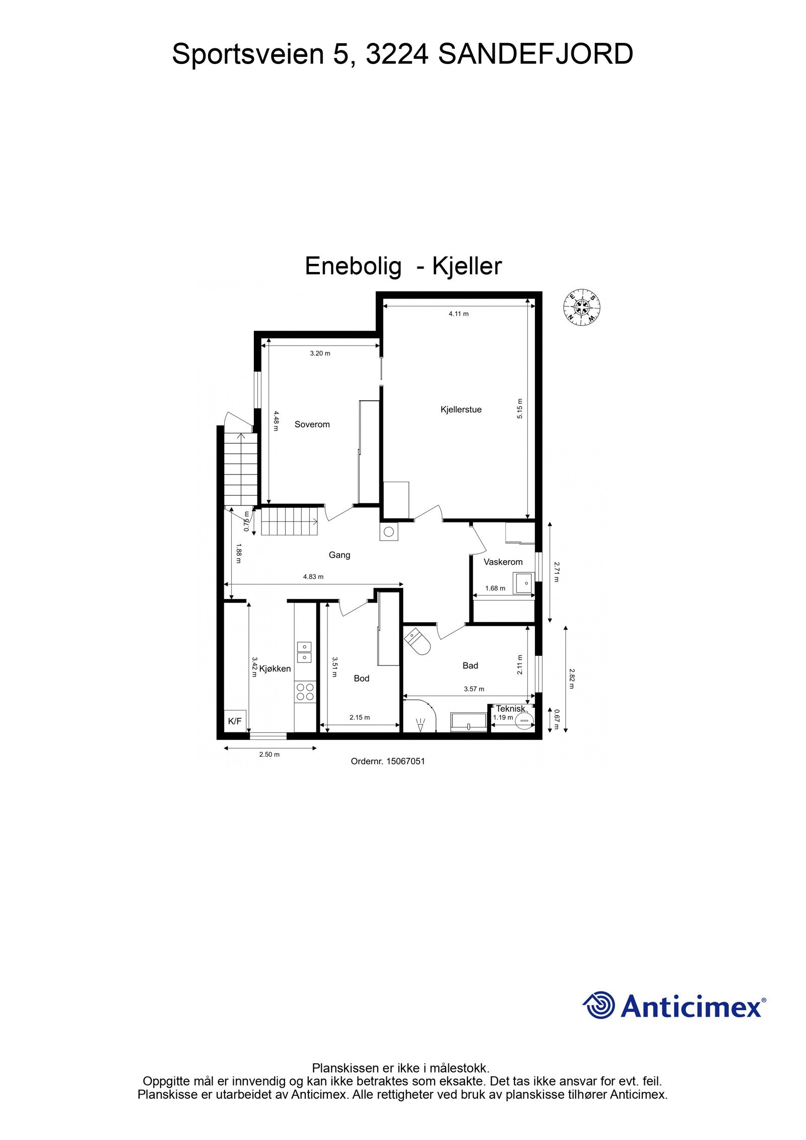 Plantegning Kjeller Galleribilde