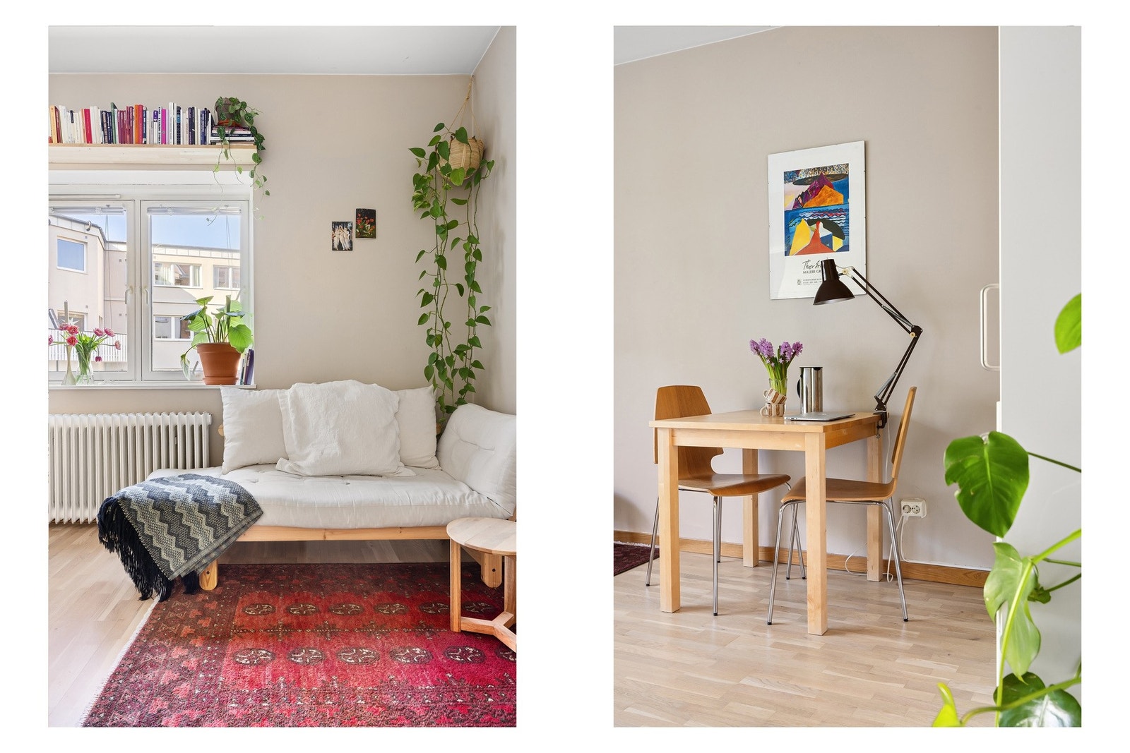 Takhøyden i leiligheten er på hele 2,58 m. Galleribilde