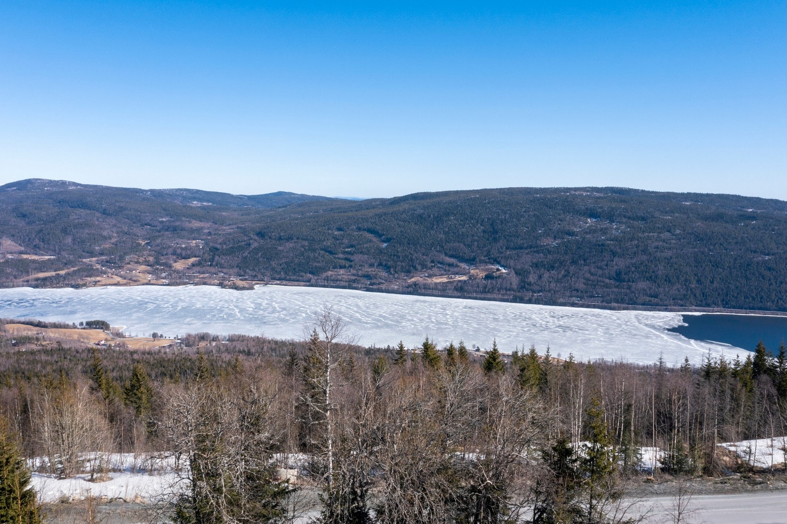 Utsikten fra dronebilde Galleribilde