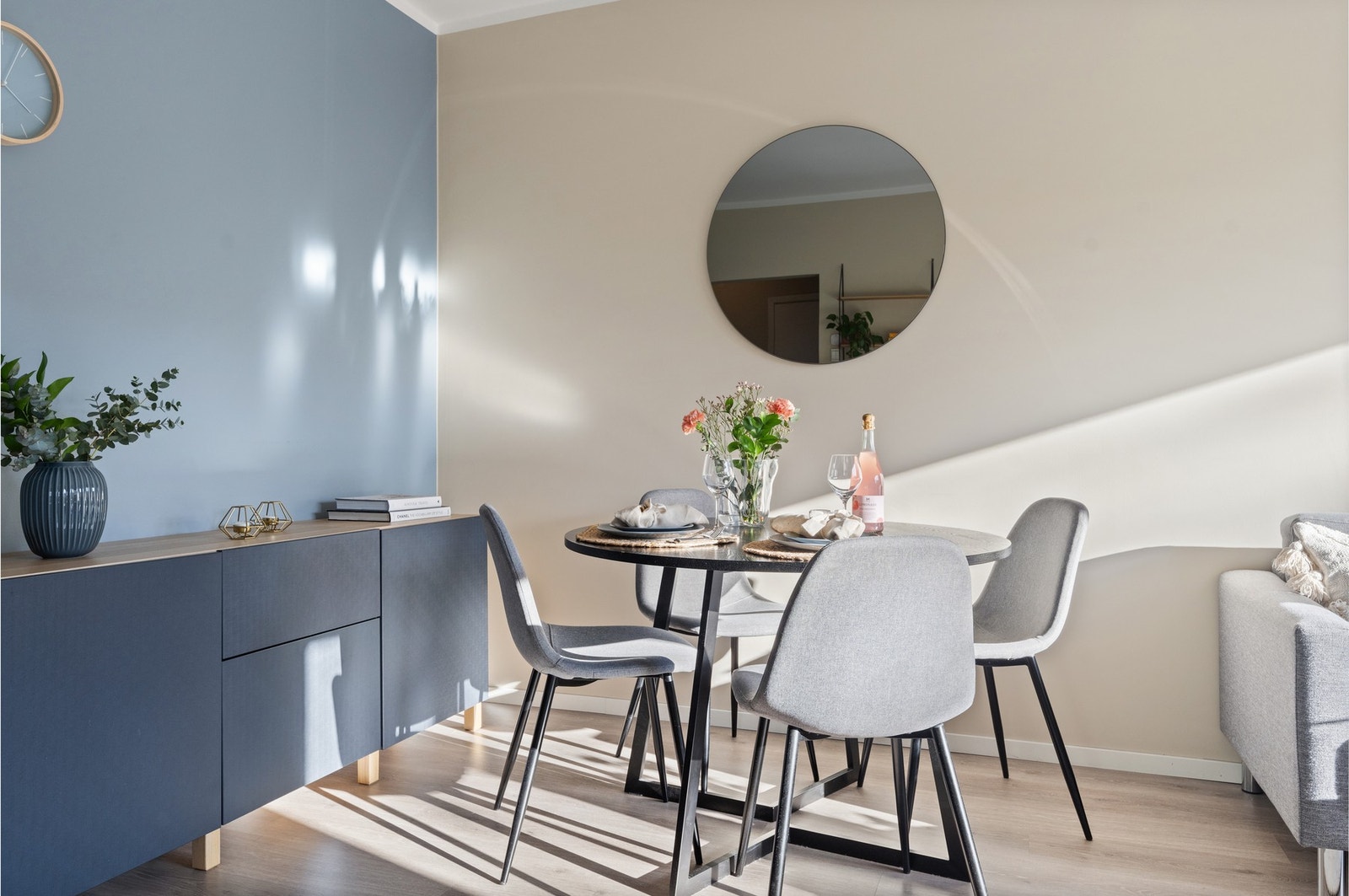 Plass til spisebord i stuen Galleribilde