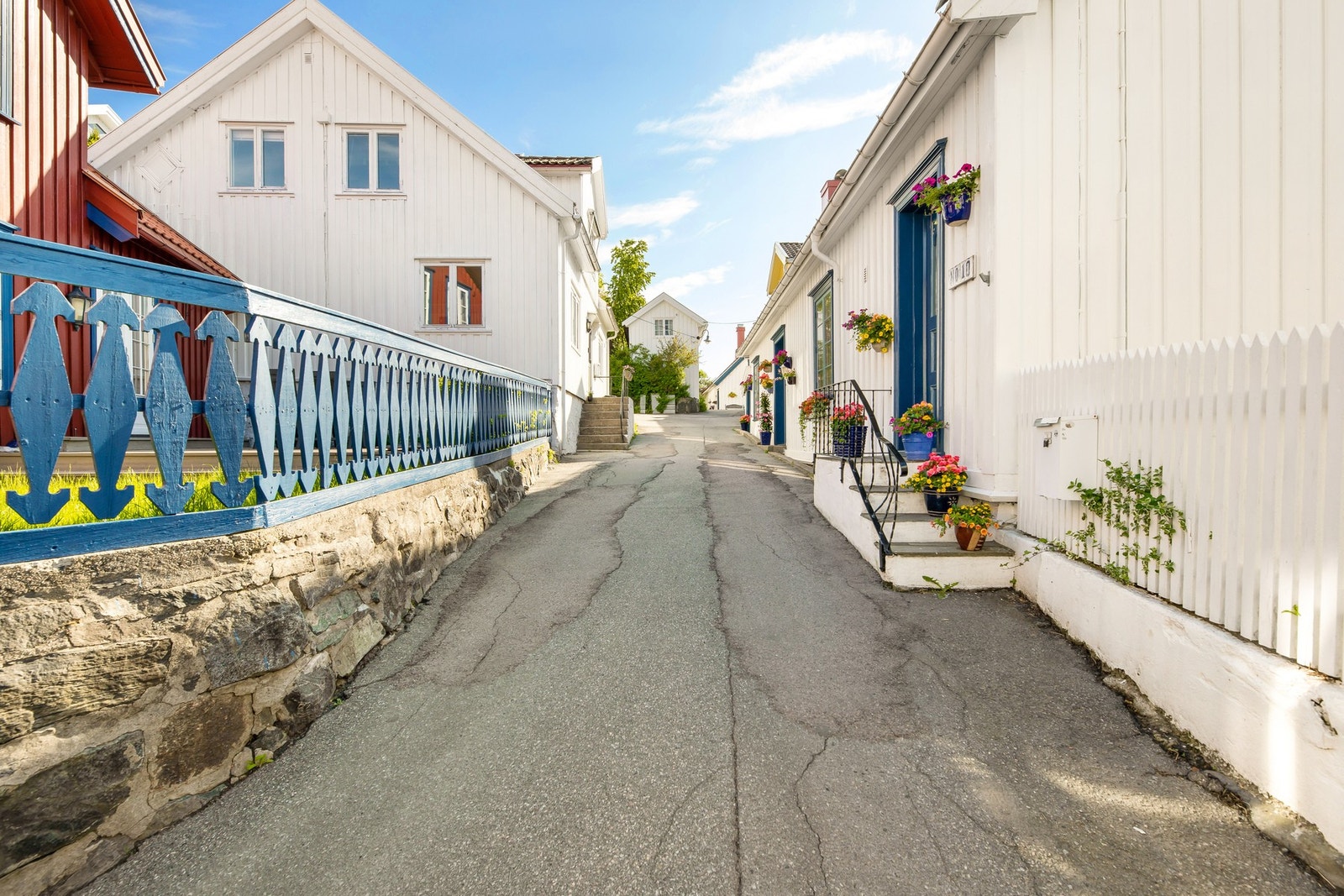 Mye av Kragerø's eldste bebyggelse befinner seg ved Andølingen. Galleribilde