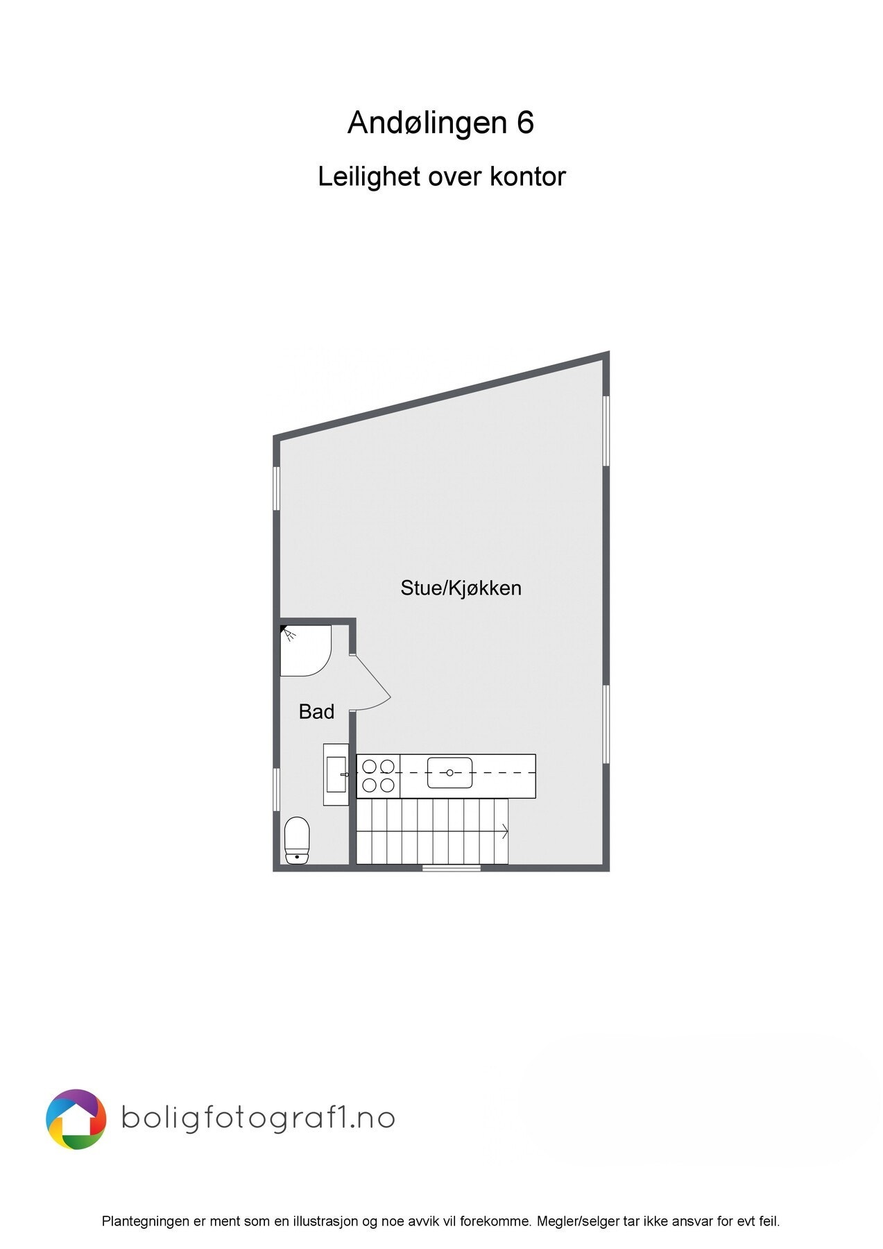 Plantegning Sidebygg 2.etasje Galleribilde
