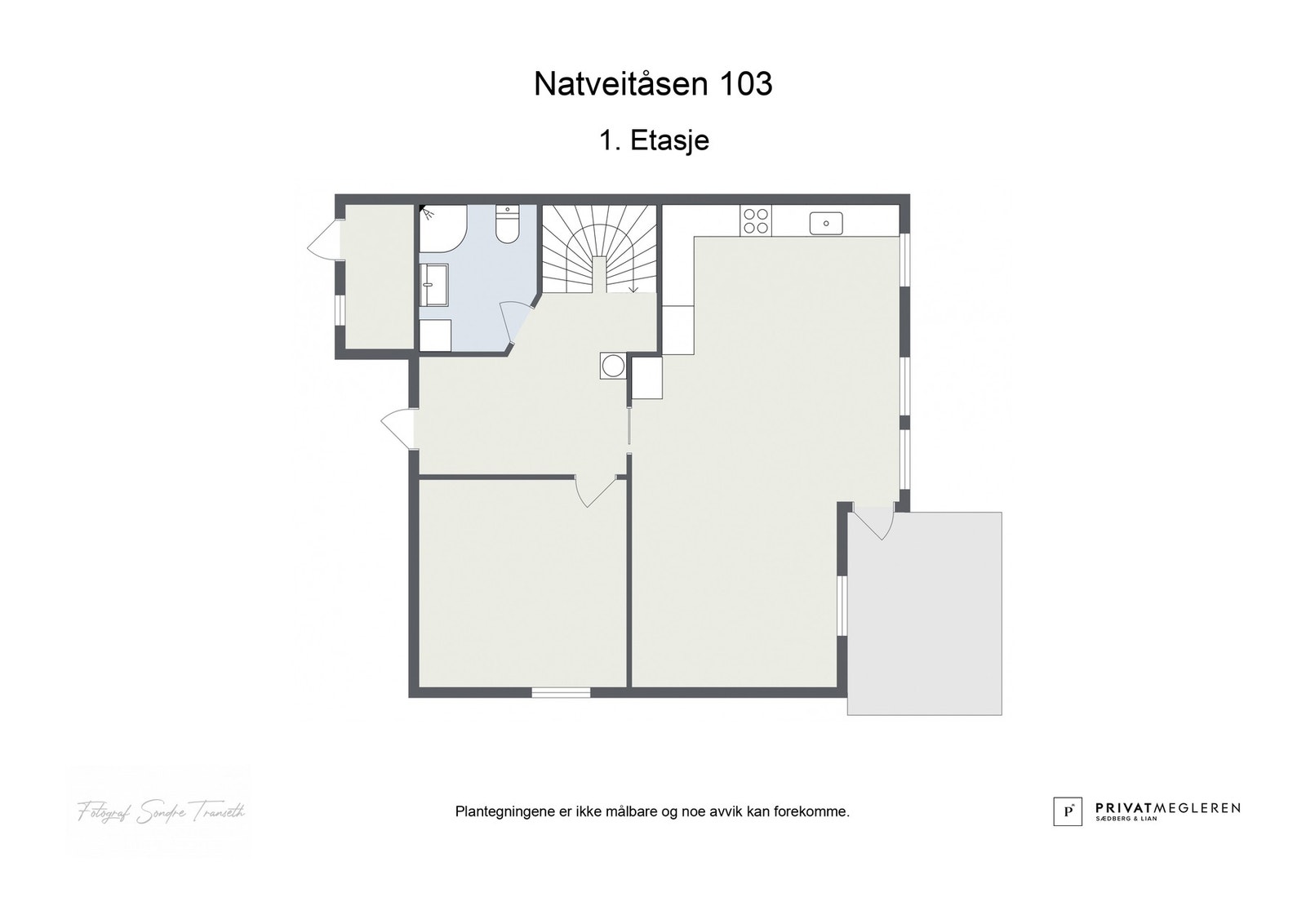 Planskisse 1.etg. Galleribilde