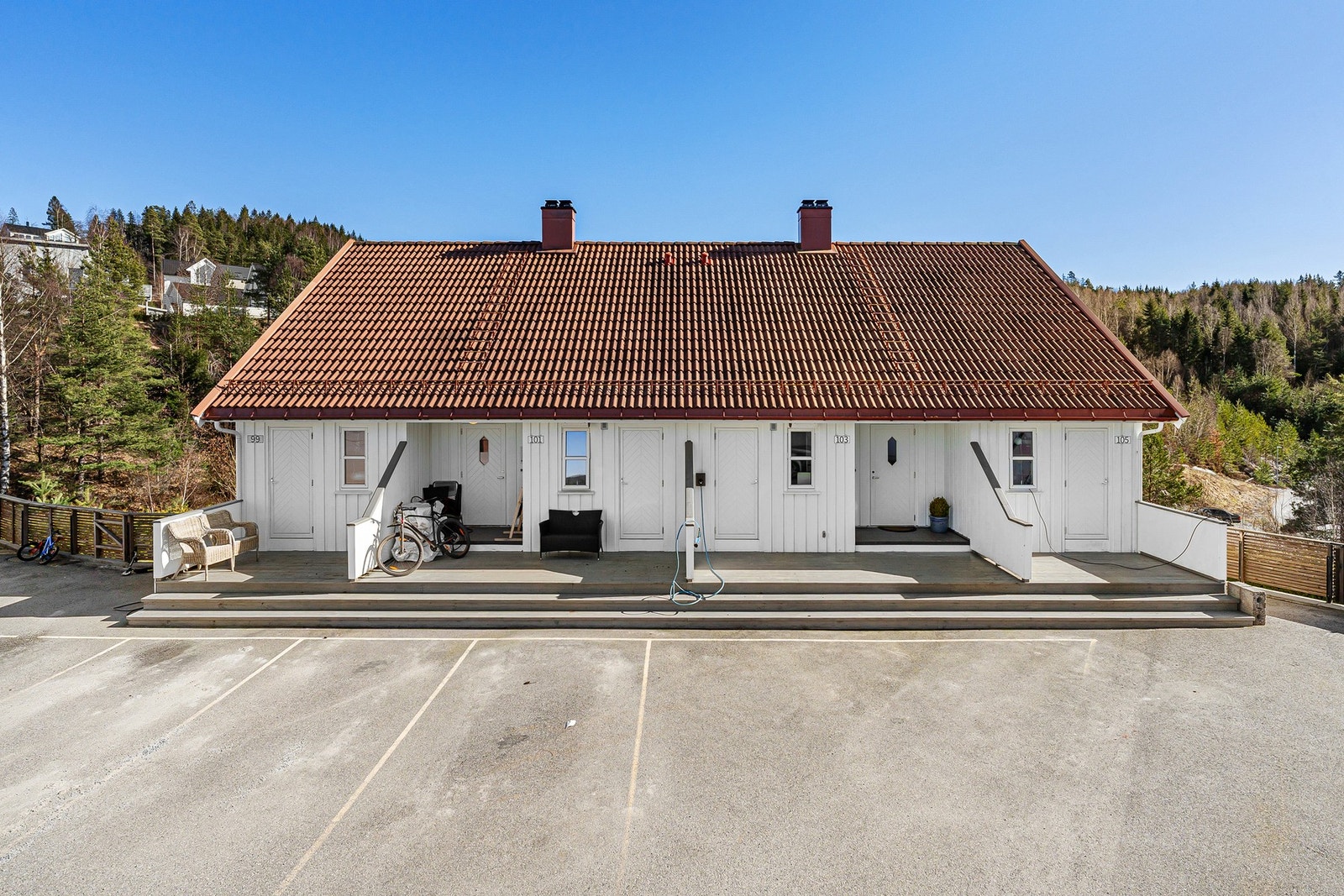 Boligens inngangsparti Galleribilde