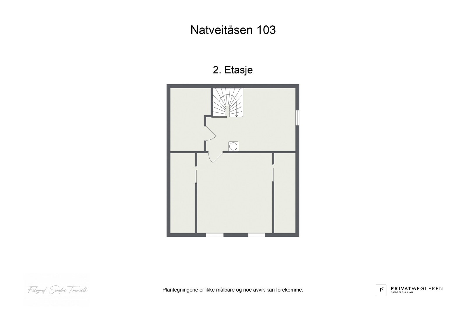 Planskisse loftsetg. Galleribilde