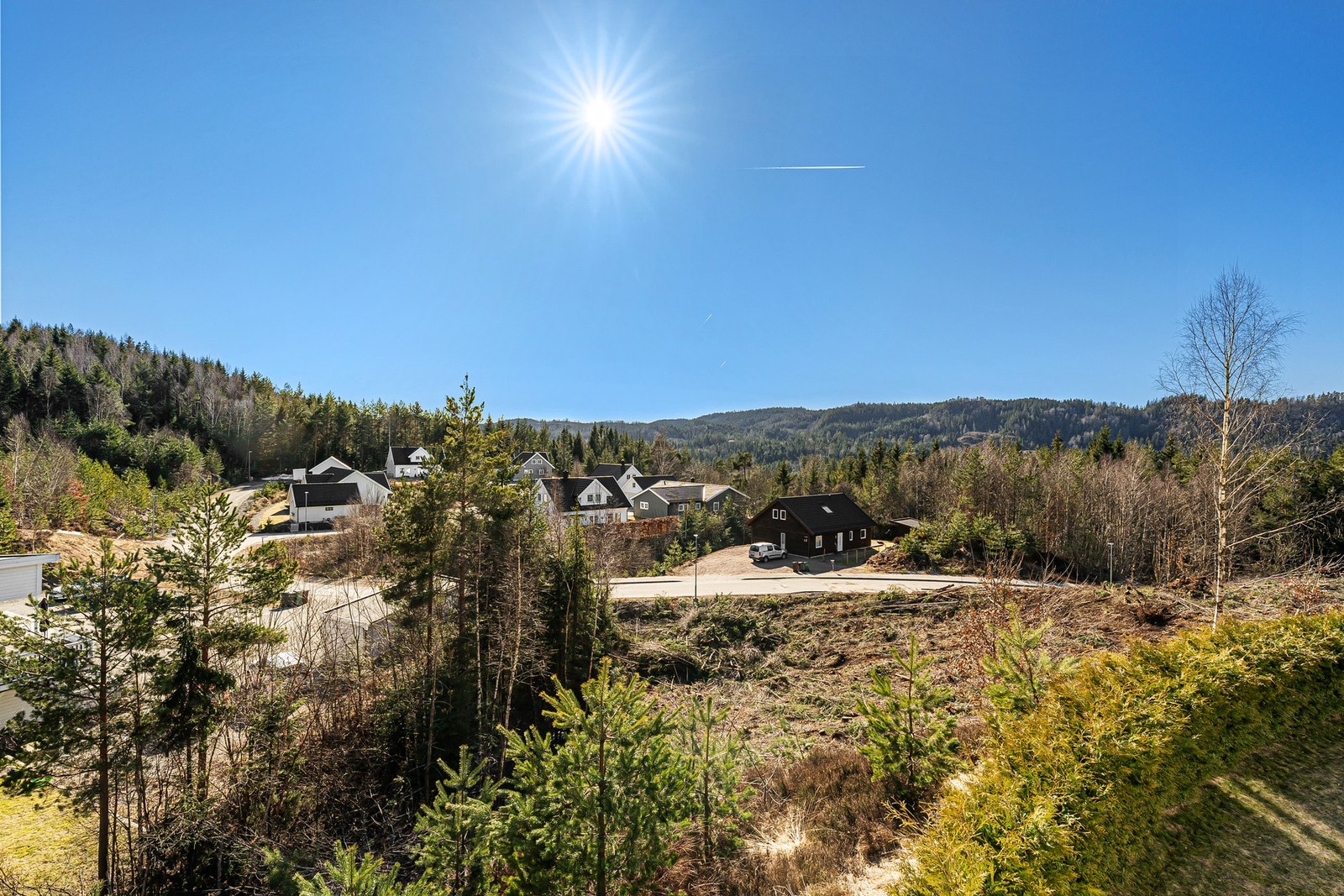 Utsikt over området Galleribilde